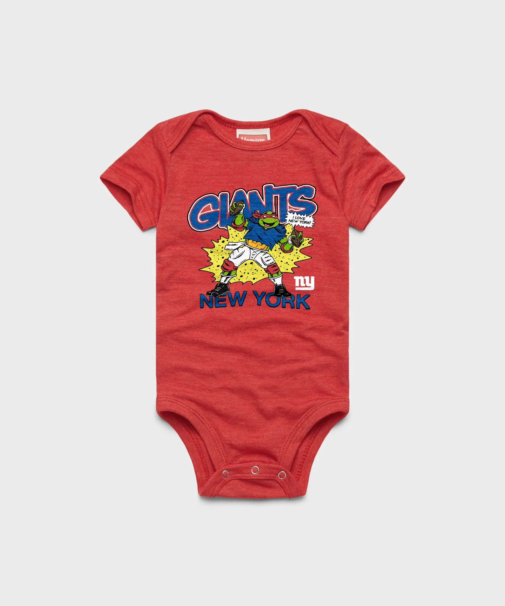 TMNT Raphael x New York Giants Baby One Piece