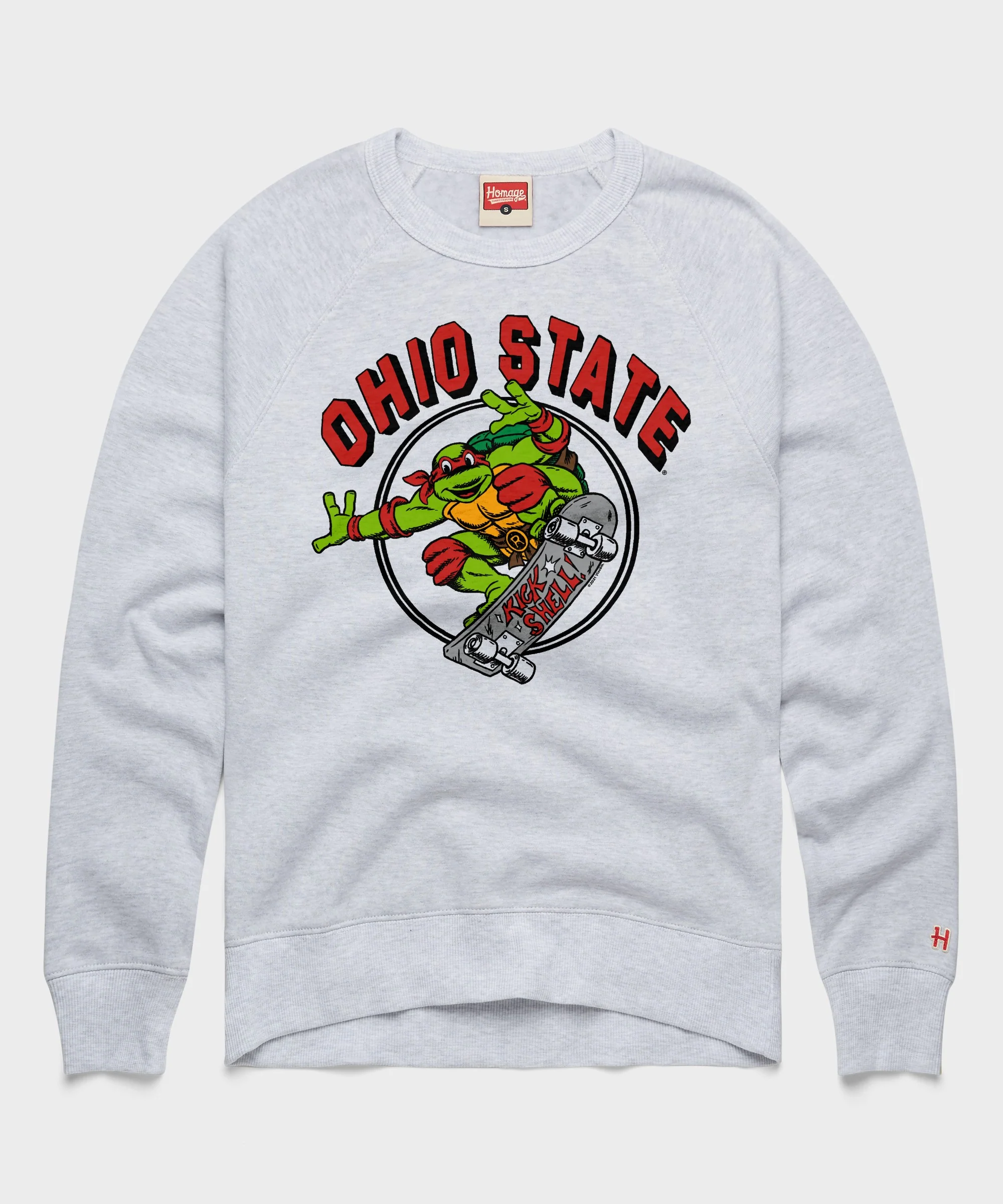 TMNT Raphael x Ohio State Kick Shell Crewneck