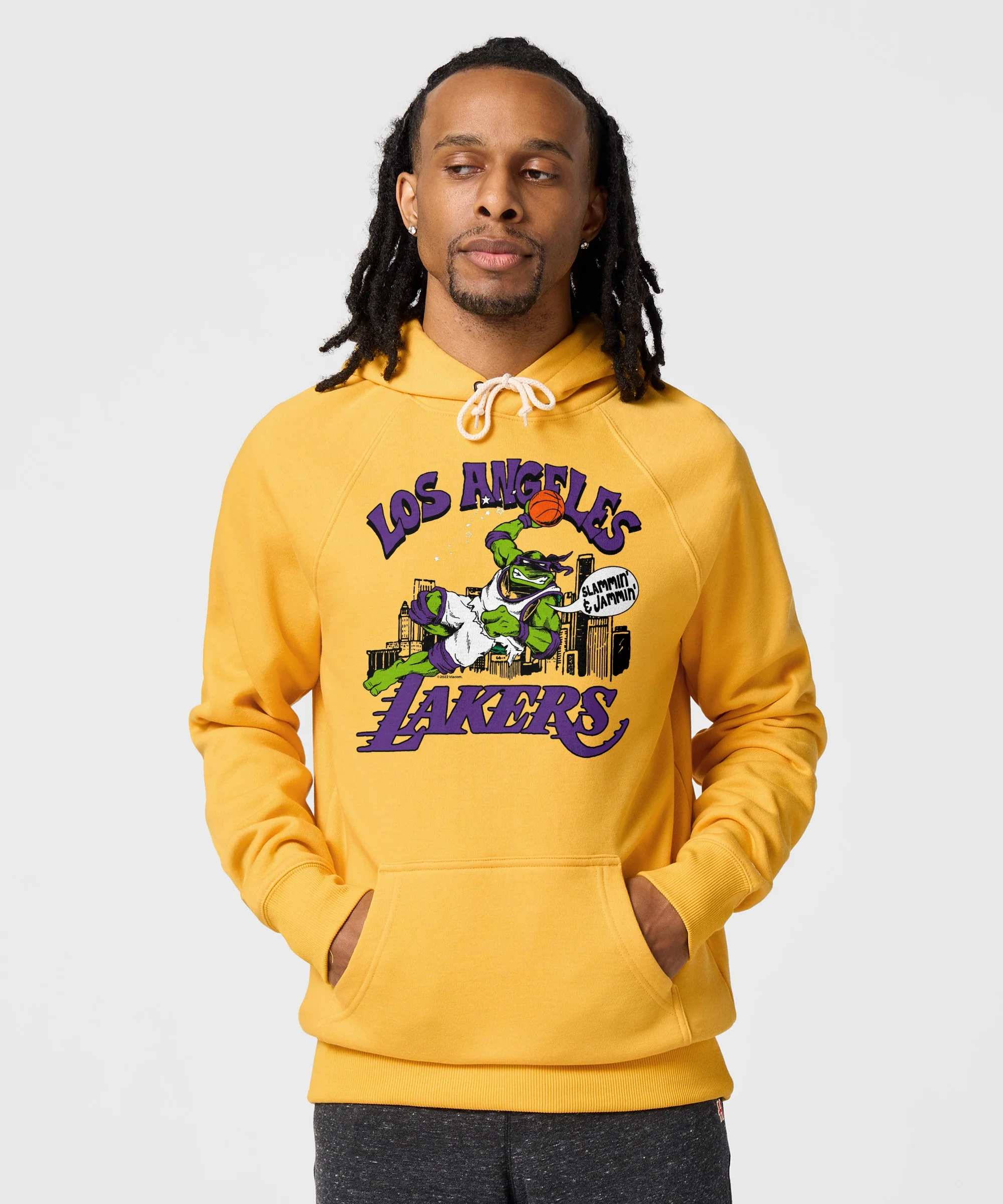 TMNT X LA Lakers Slammin' And Jammin' Hoodie - Image 3