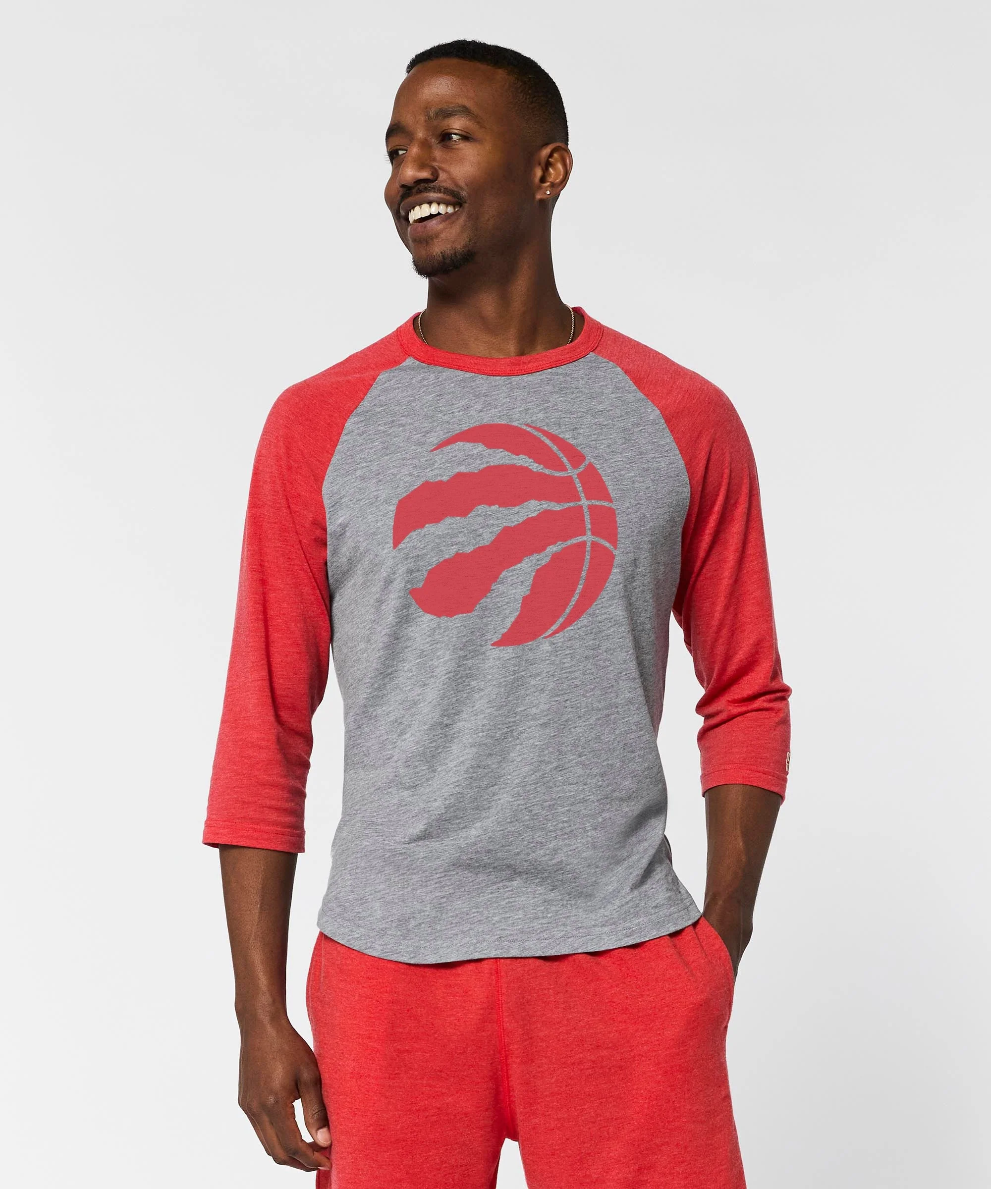 Toronto Raptors Logo Raglan - Image 3