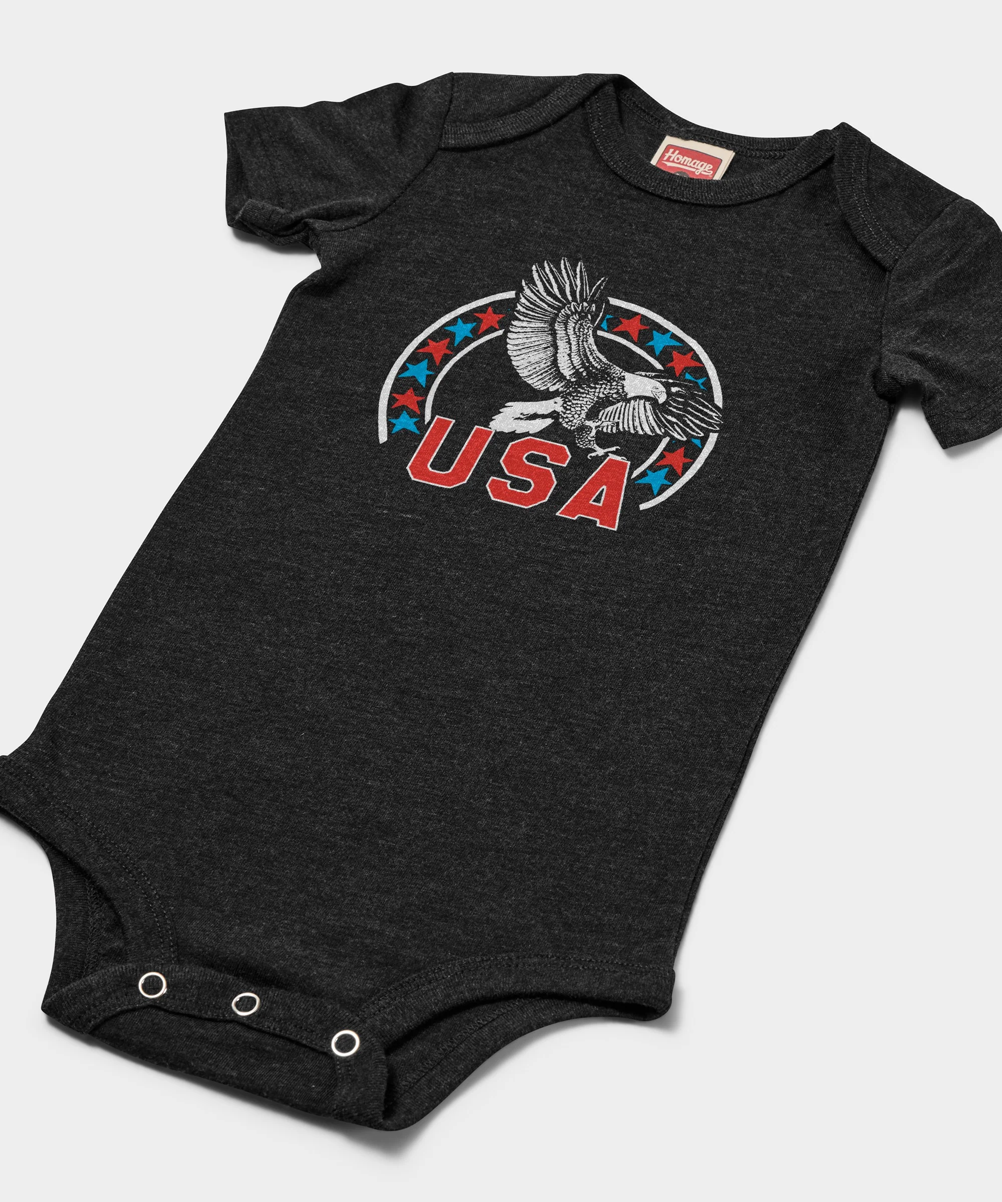 USA Bald Eagle Baby One Piece - Image 2