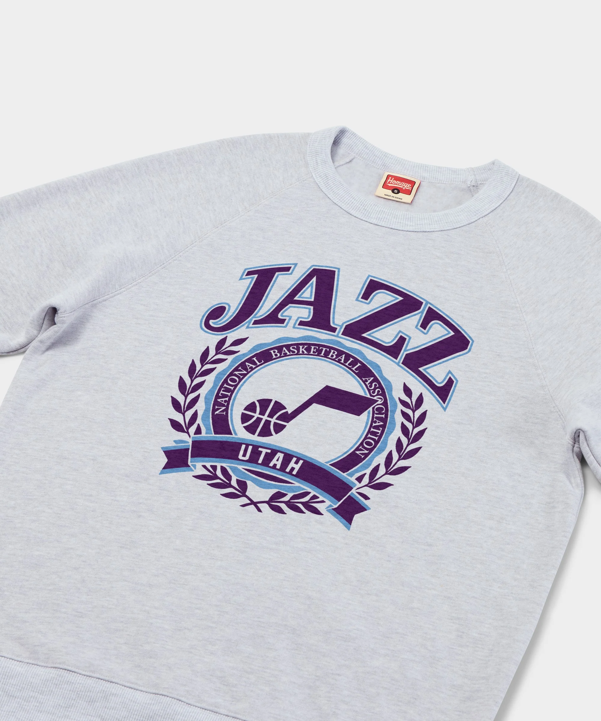 Utah Jazz Crest Crewneck - Image 2