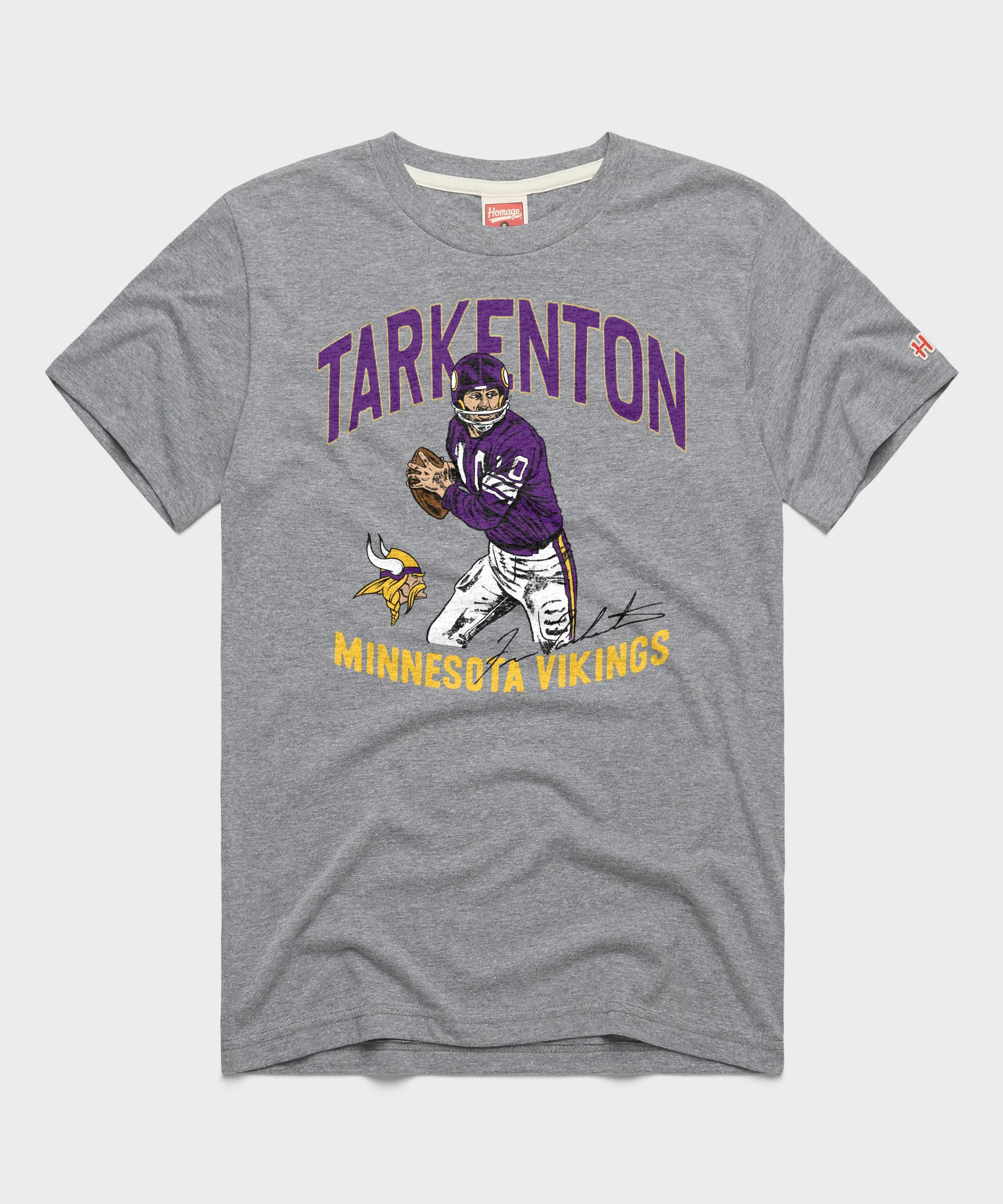 Vikings Fran Tarkenton Signature