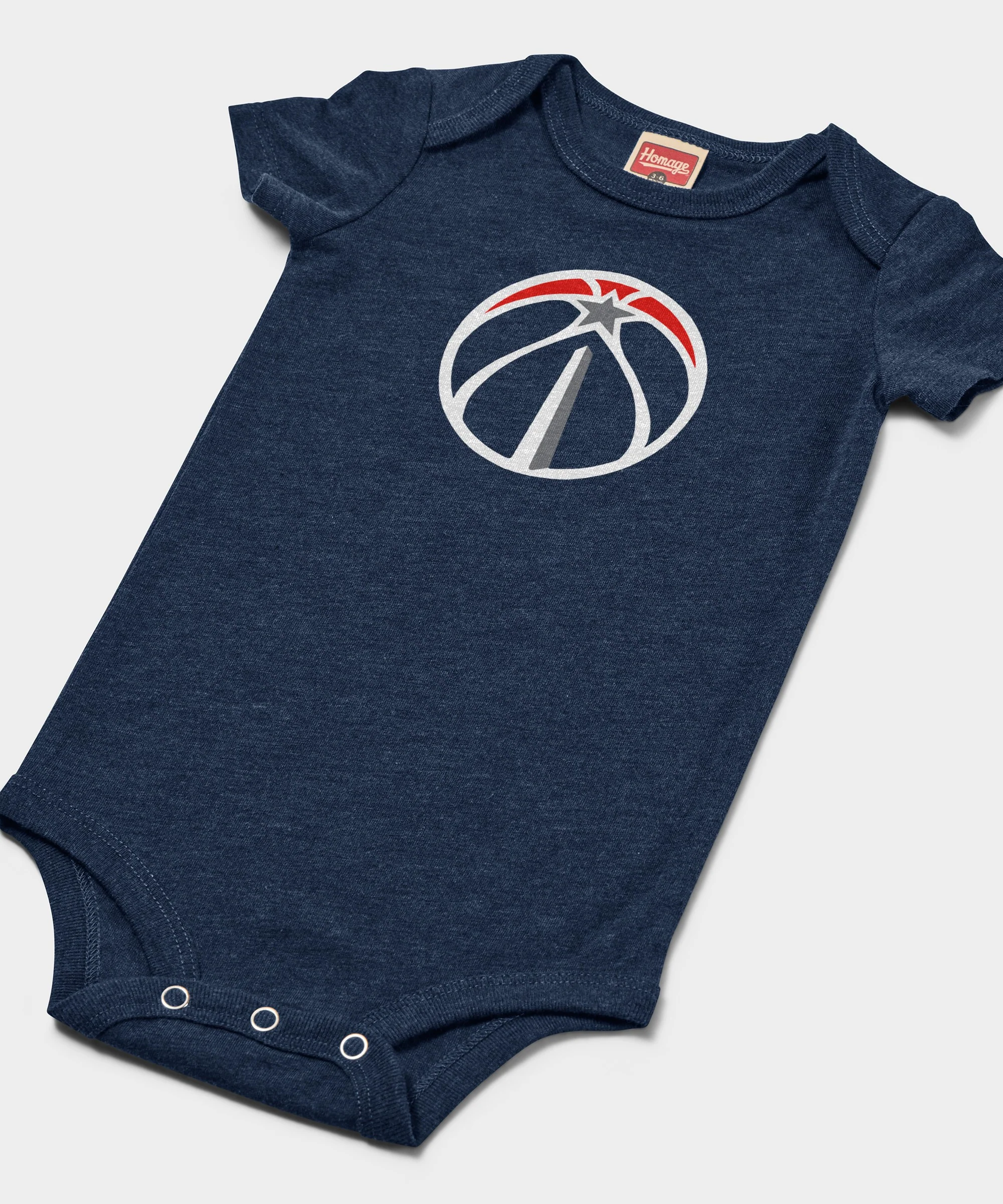 Washington Wizards Logo Baby One Piece - Image 2