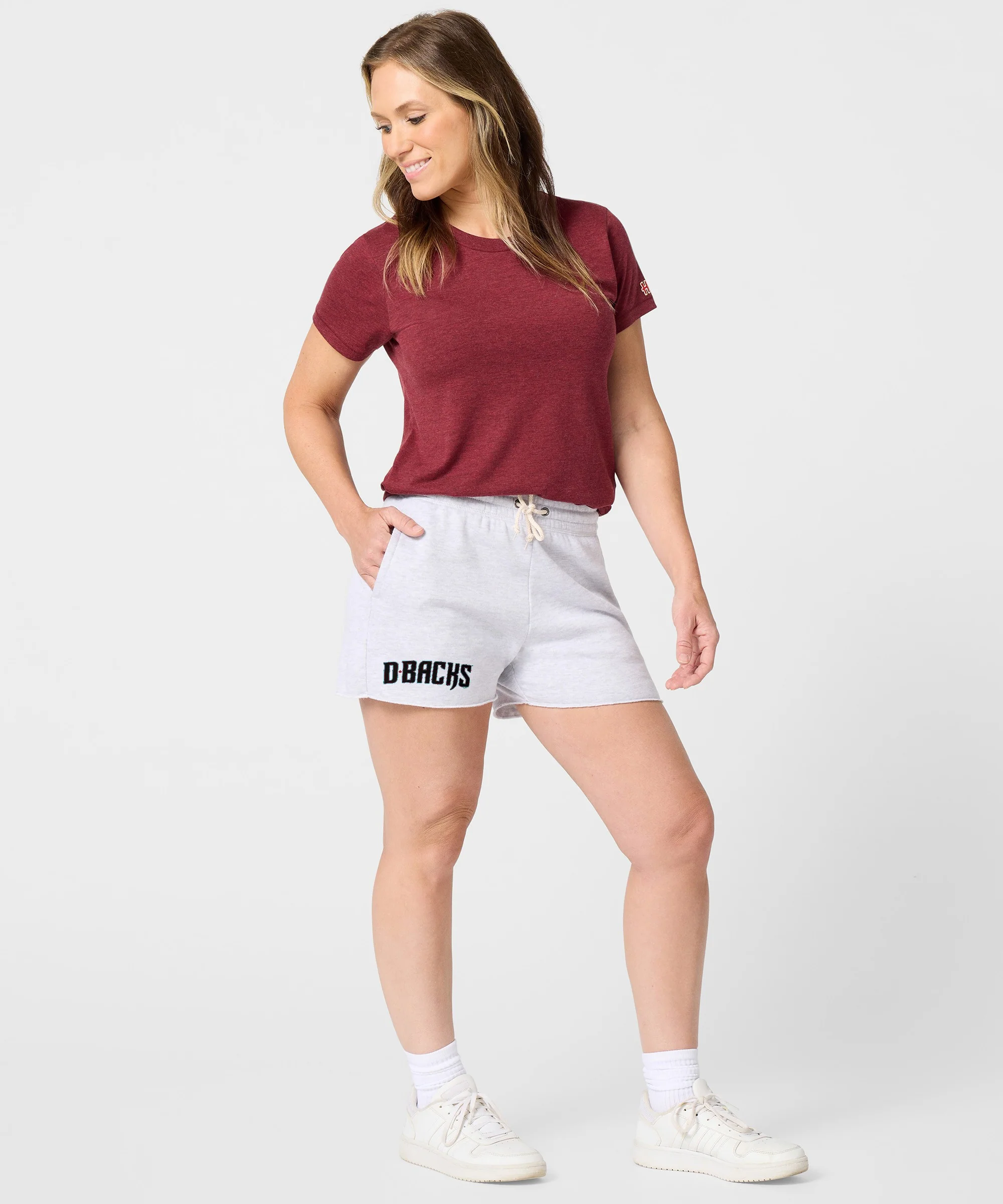 Women's Arizona Diamondbacks Jersey Logo '23 Sweat Shorts - Image 5