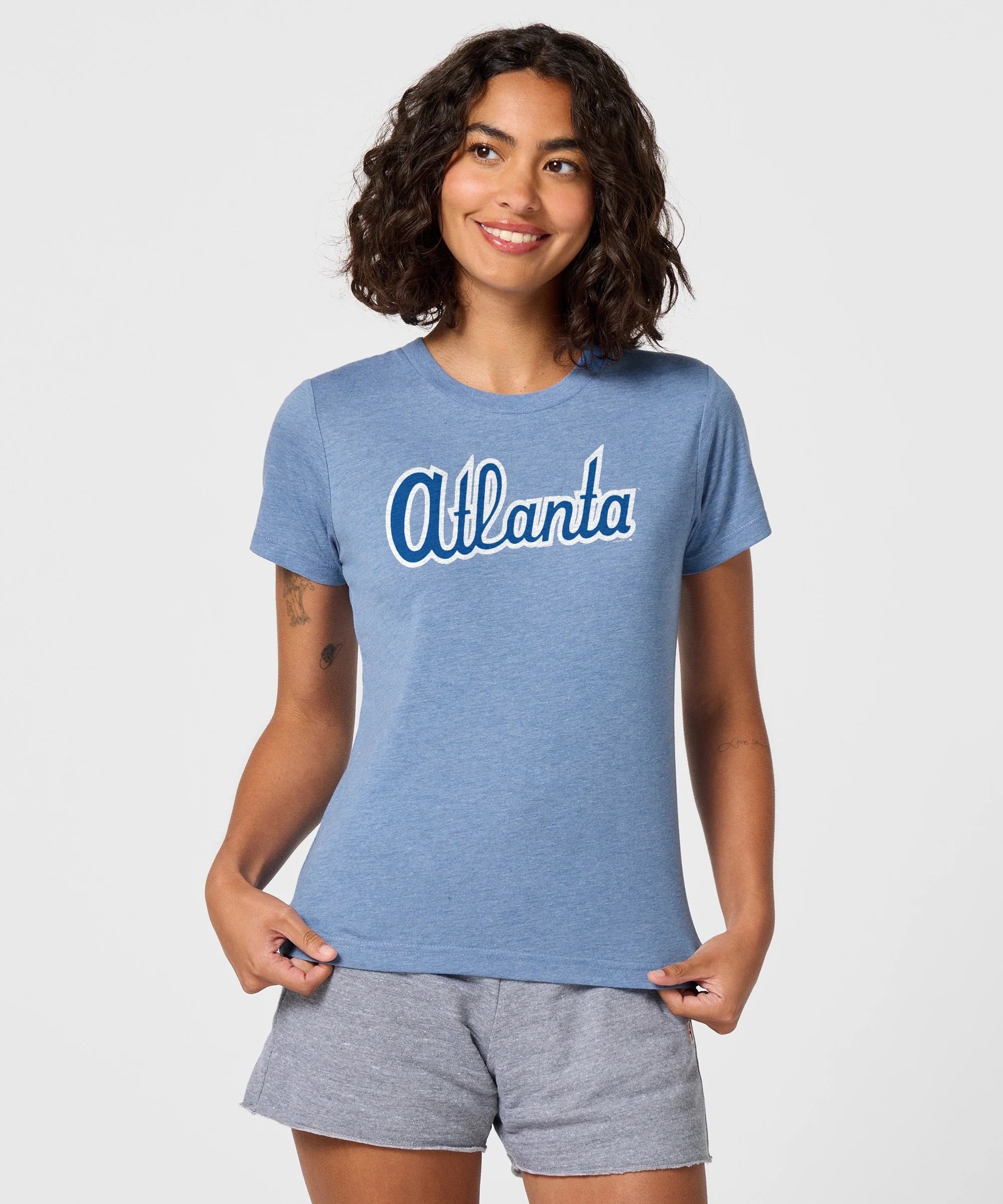 Women's Atlanta Braves Jersey Logo '80 - Image 3