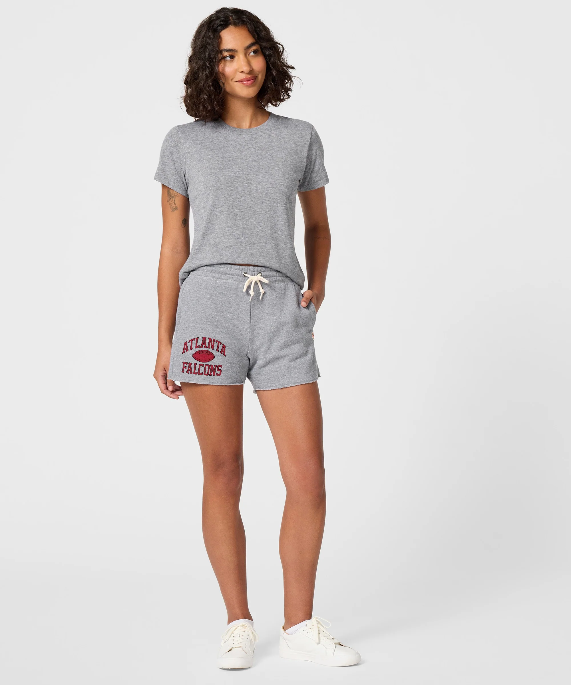 Women's Atlanta Falcons Gridiron Sweat Shorts - Image 5