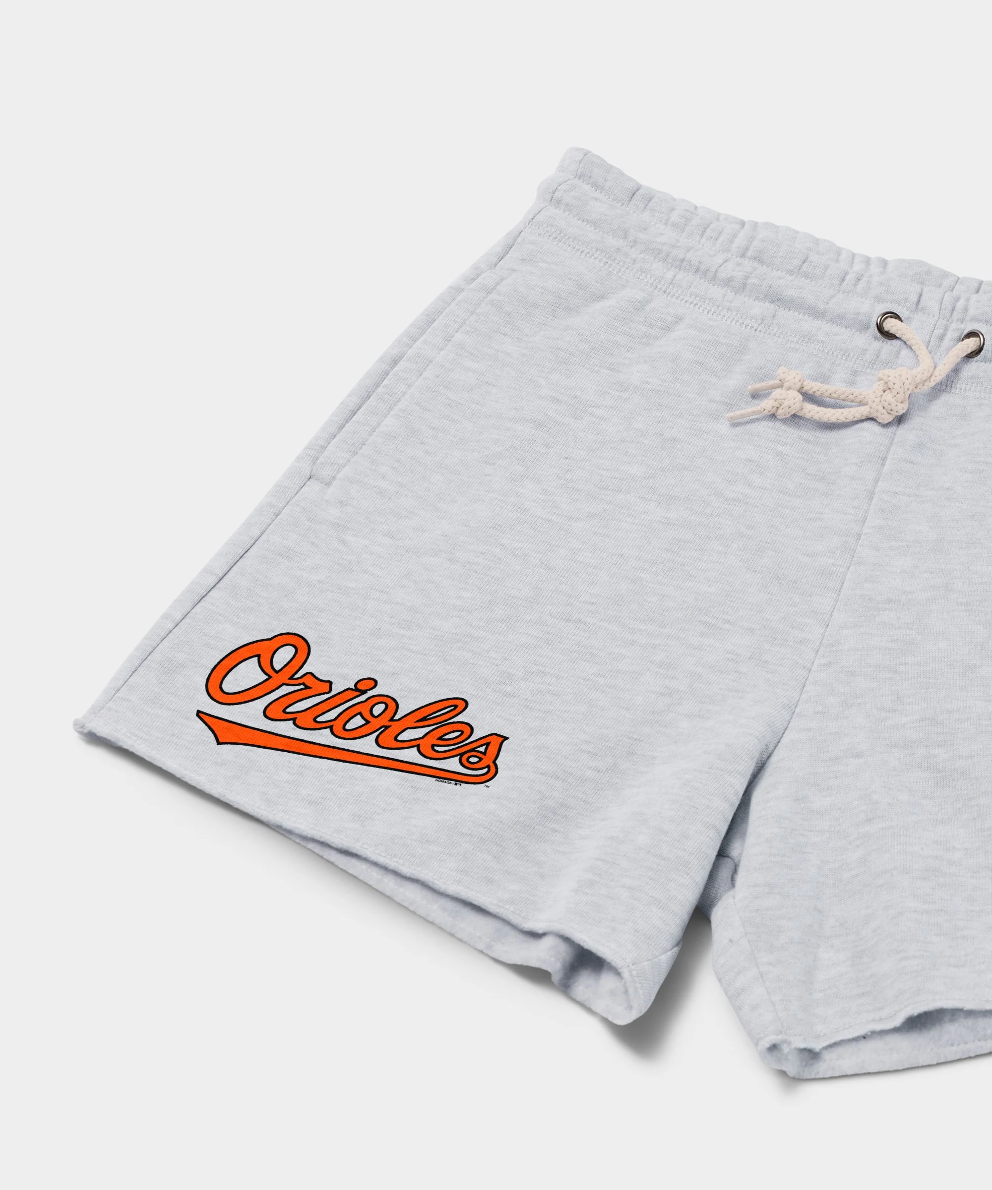 Women's Baltimore Orioles Jersey Logo '04 Sweat Shorts - Image 2