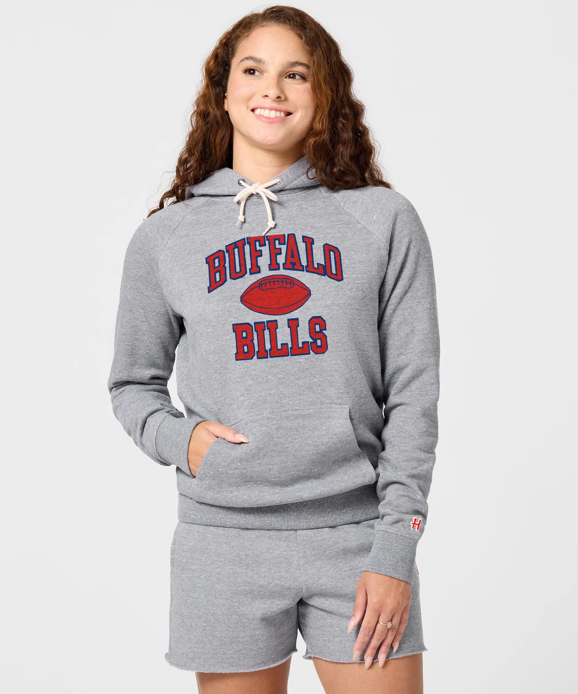 Women's Buffalo Bills Gridiron Hoodie - Image 3