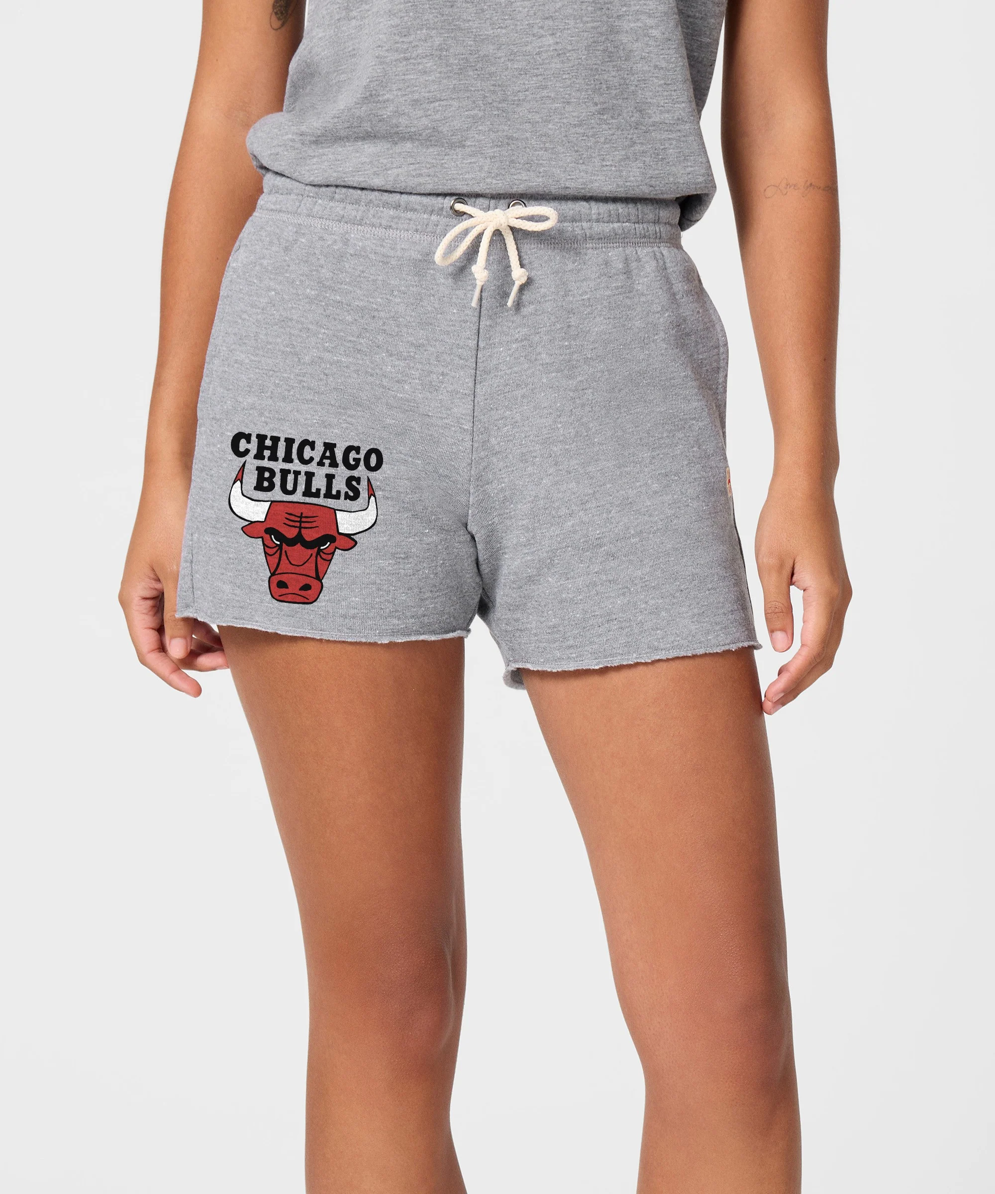 Women's Chicago Bulls Logo Sweat Shorts - Image 3