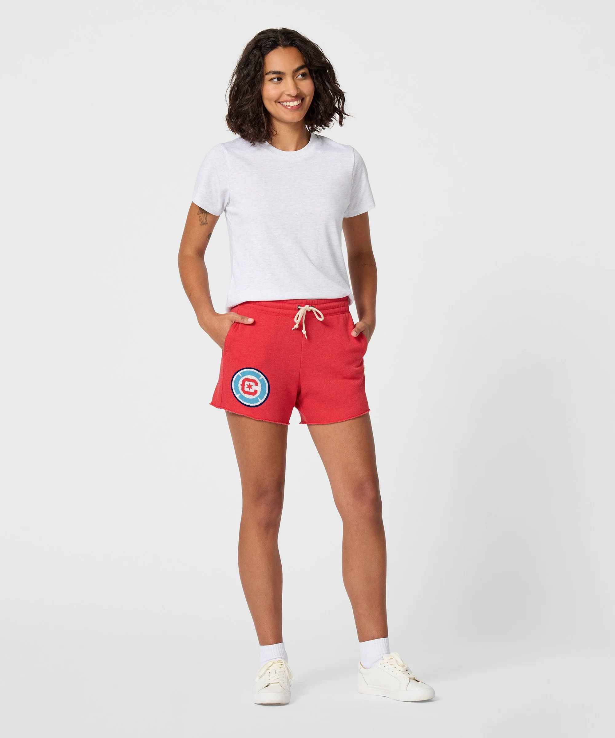 Women's Chicago Fire FC '22 Sweat Shorts - Image 5