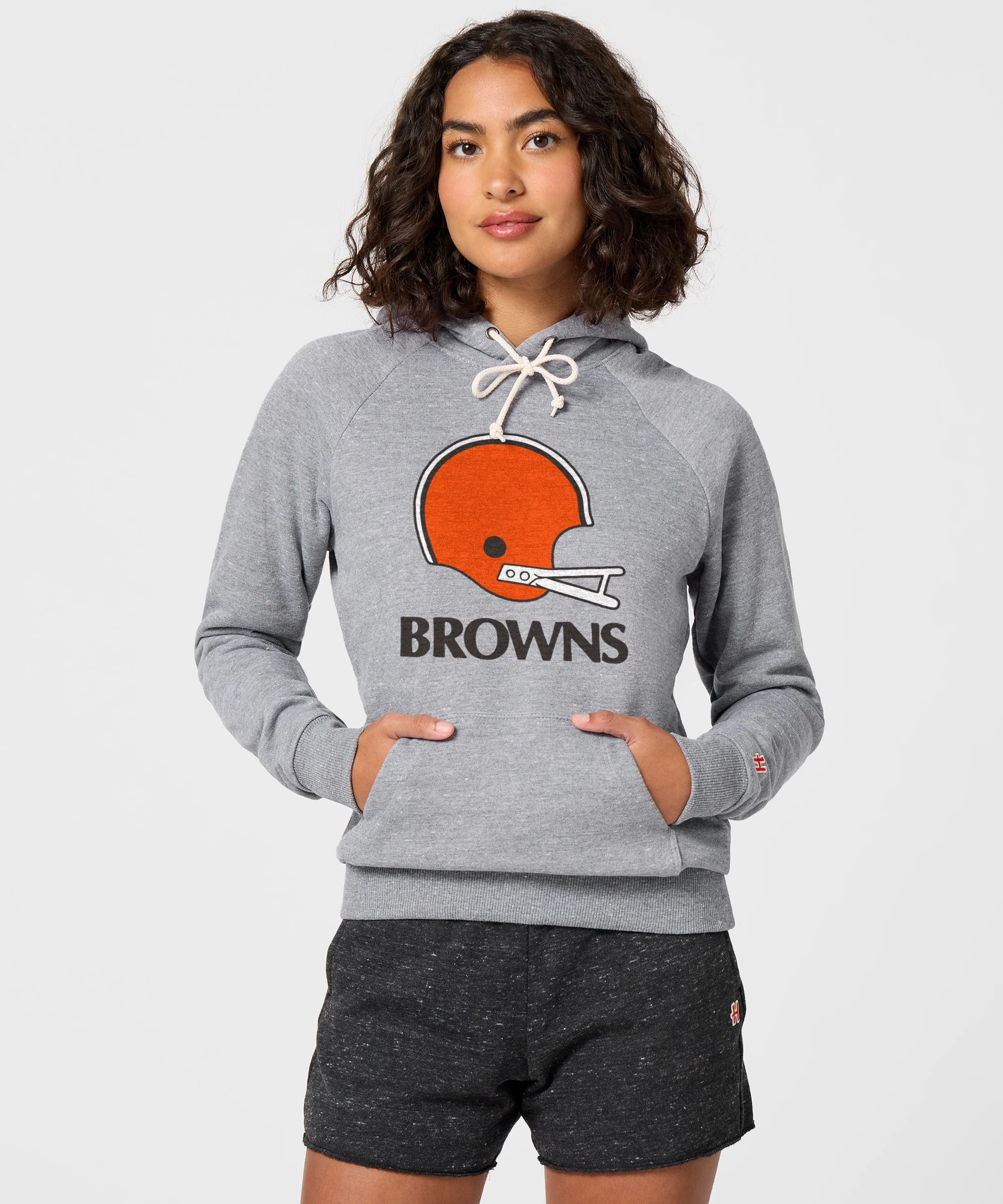 Women's Cleveland Browns Big Helmet Hoodie - Image 3