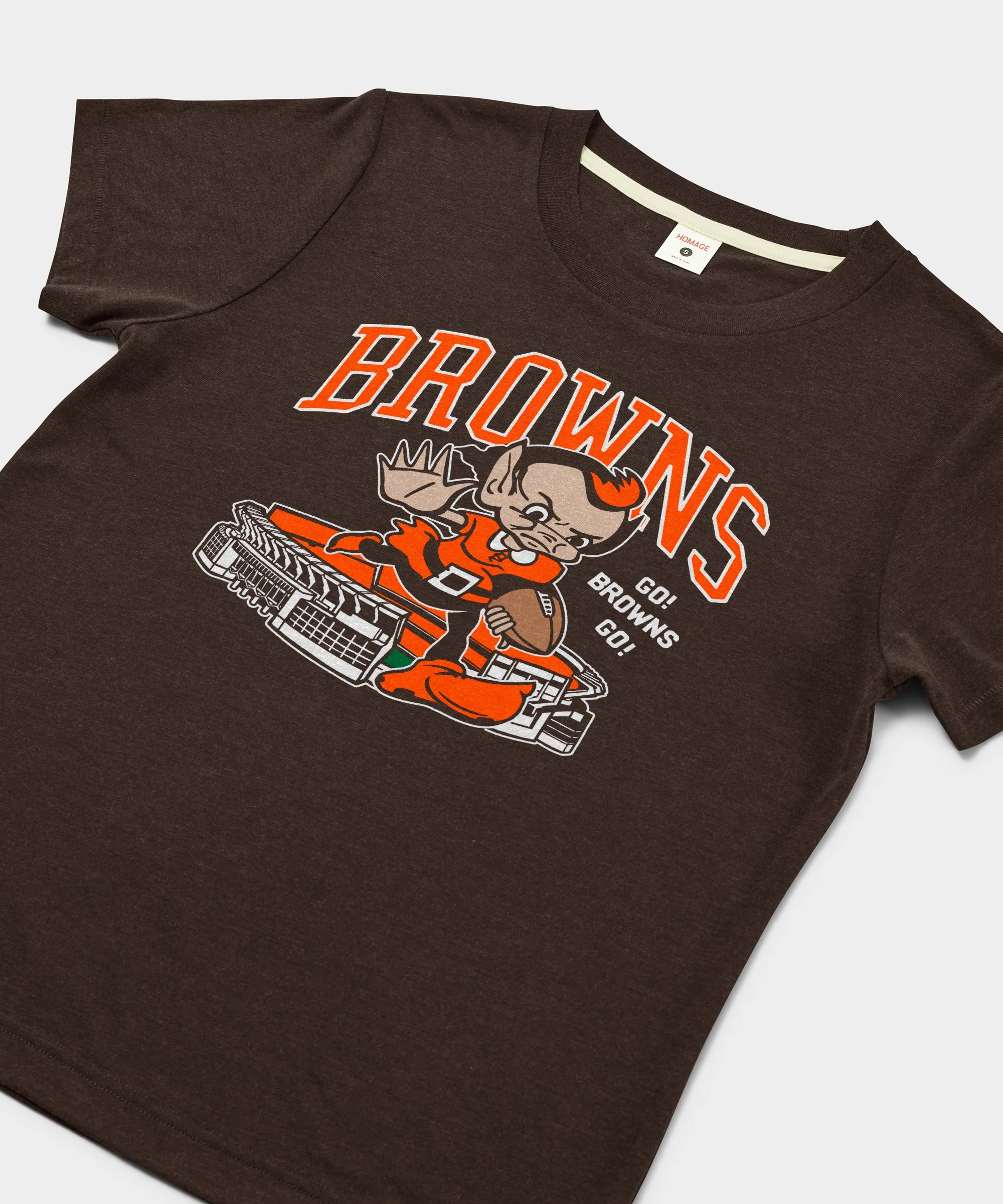 Women's Cleveland Browns Brownie Stiff Arm Stadium - Image 2