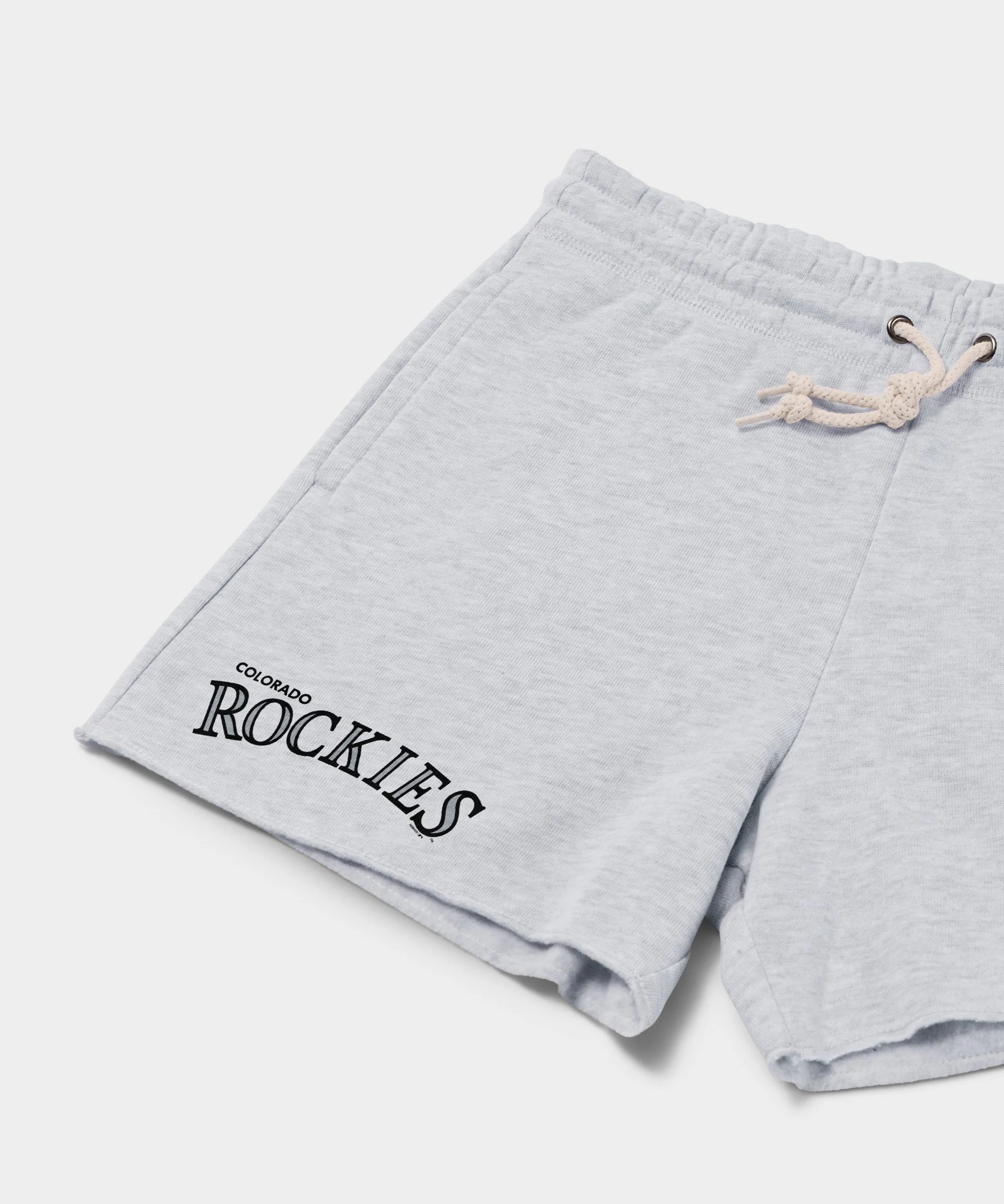 Women's Colorado Rockies Jersey Logo '17 Sweat Shorts - Image 2
