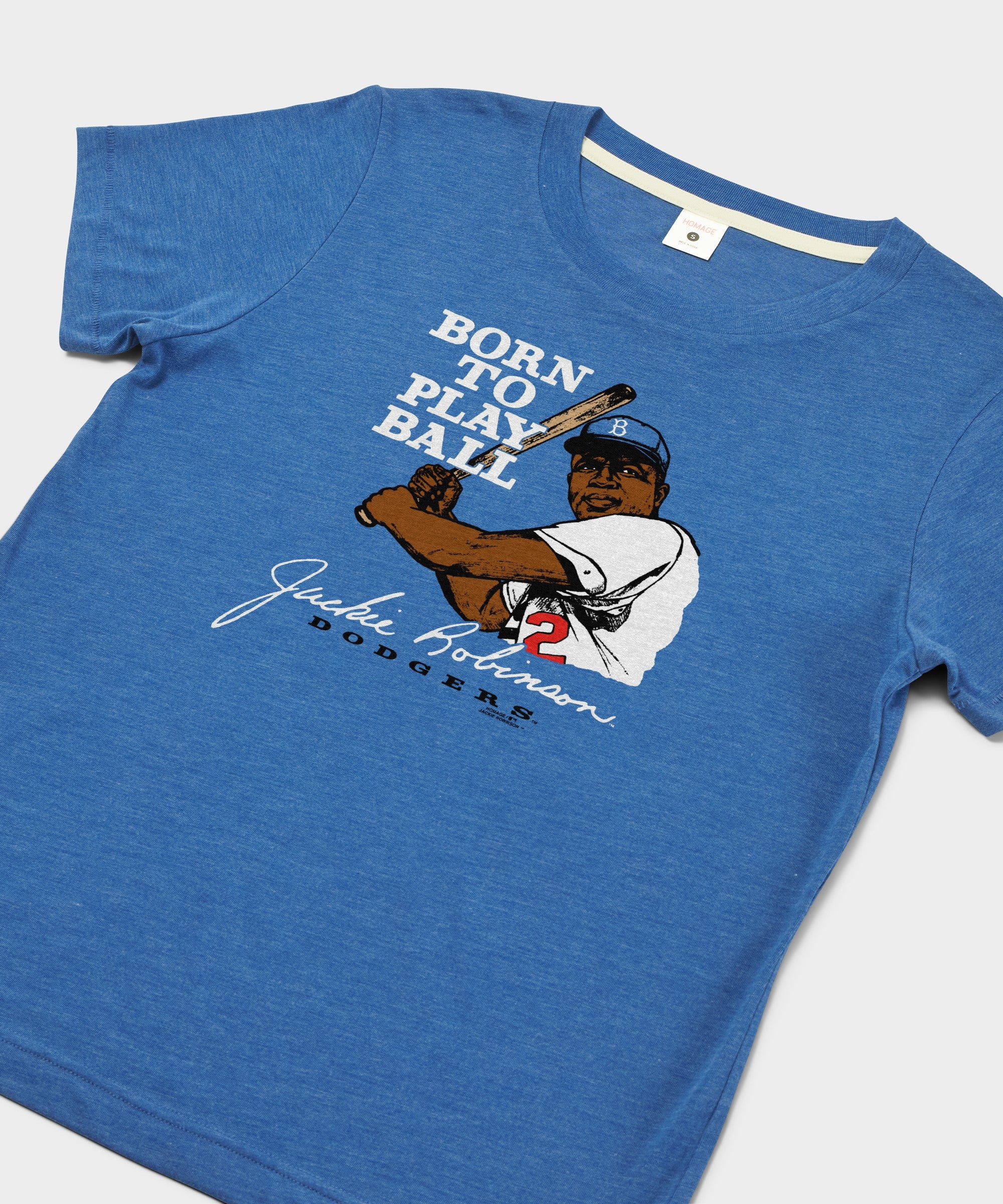Women's Jackie Robinson Born To Play Ball - Image 2