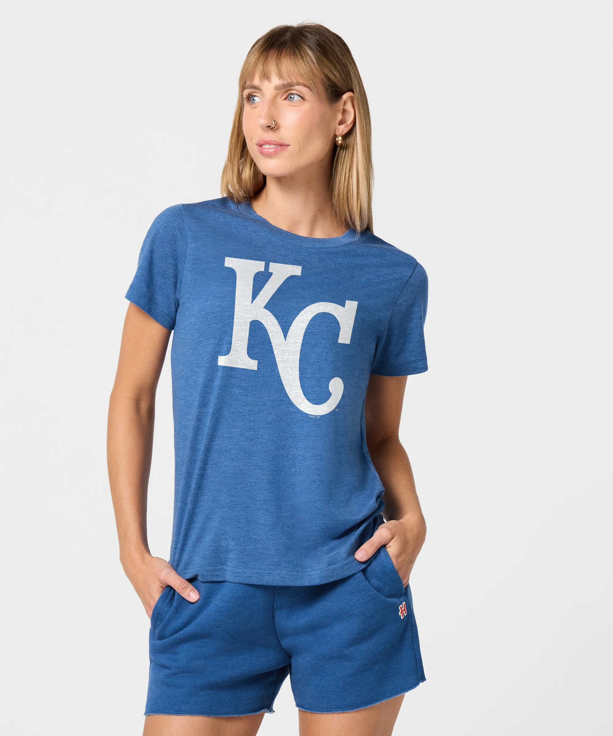 Women's Kansas City Royals Cap Logo '69 - Image 3