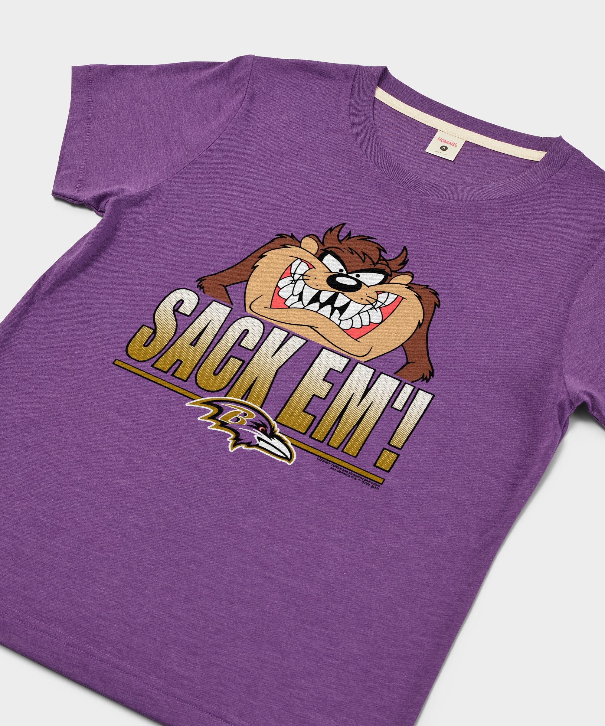 Women's Looney Tunes Taz Sack Em' x Baltimore Ravens - Image 2