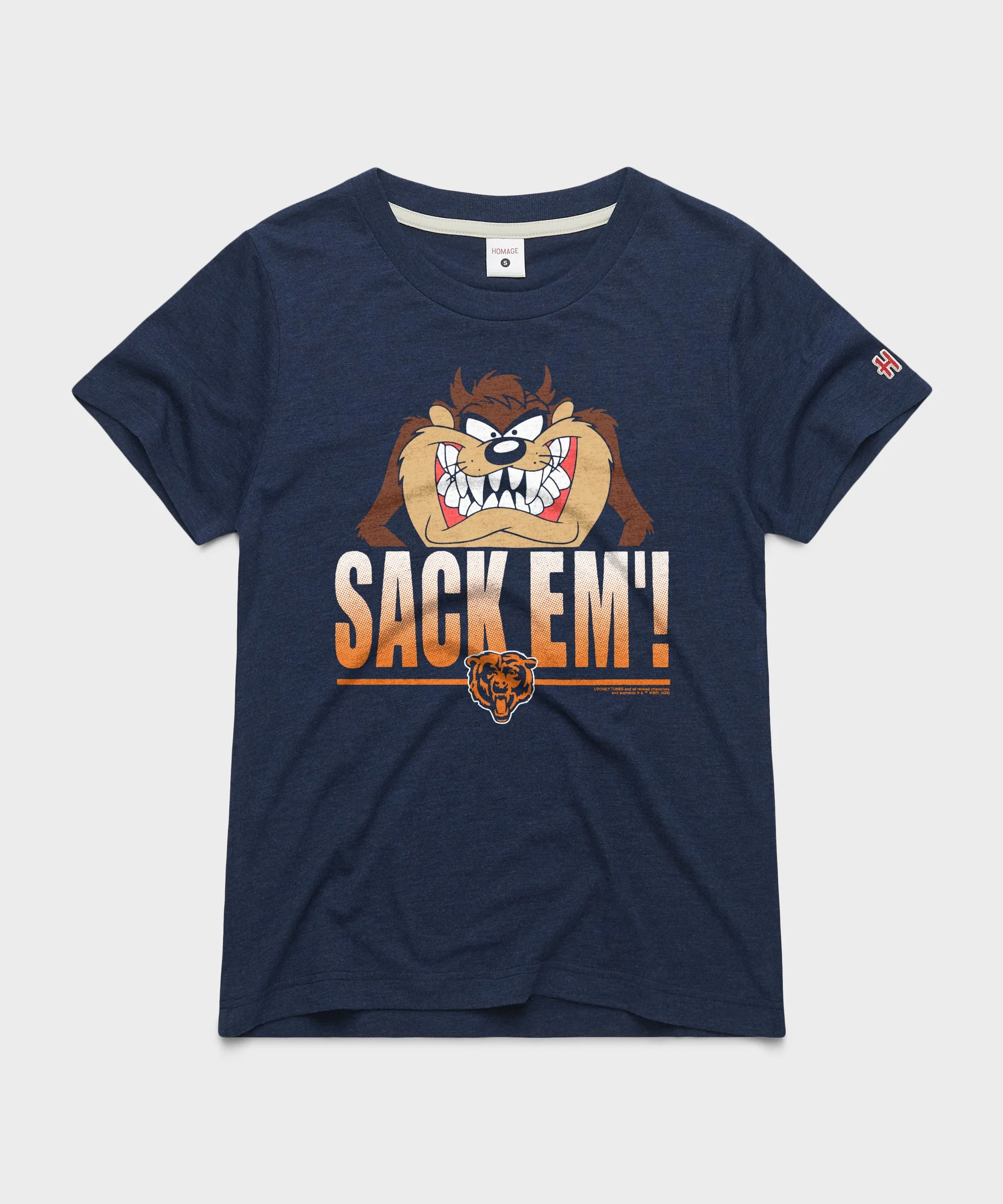 Women's Looney Tunes Taz Sack Em' x Chicago Bears
