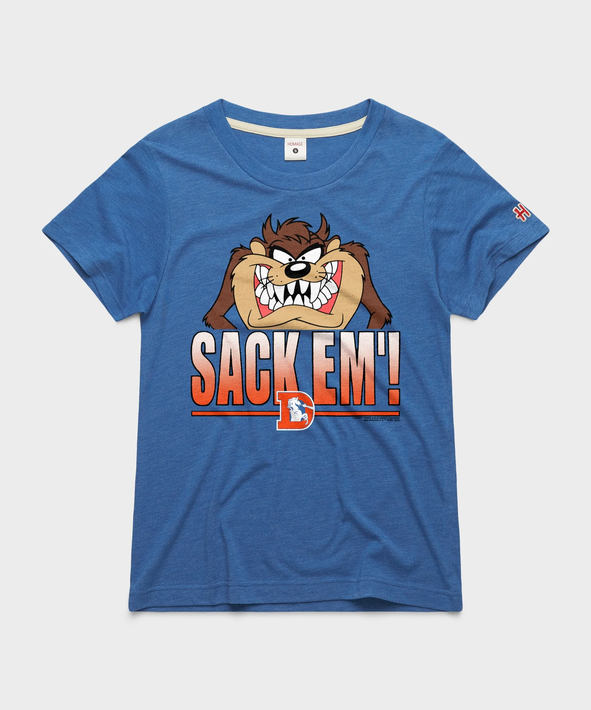 Women's Looney Tunes Taz Sack Em' x Denver Broncos