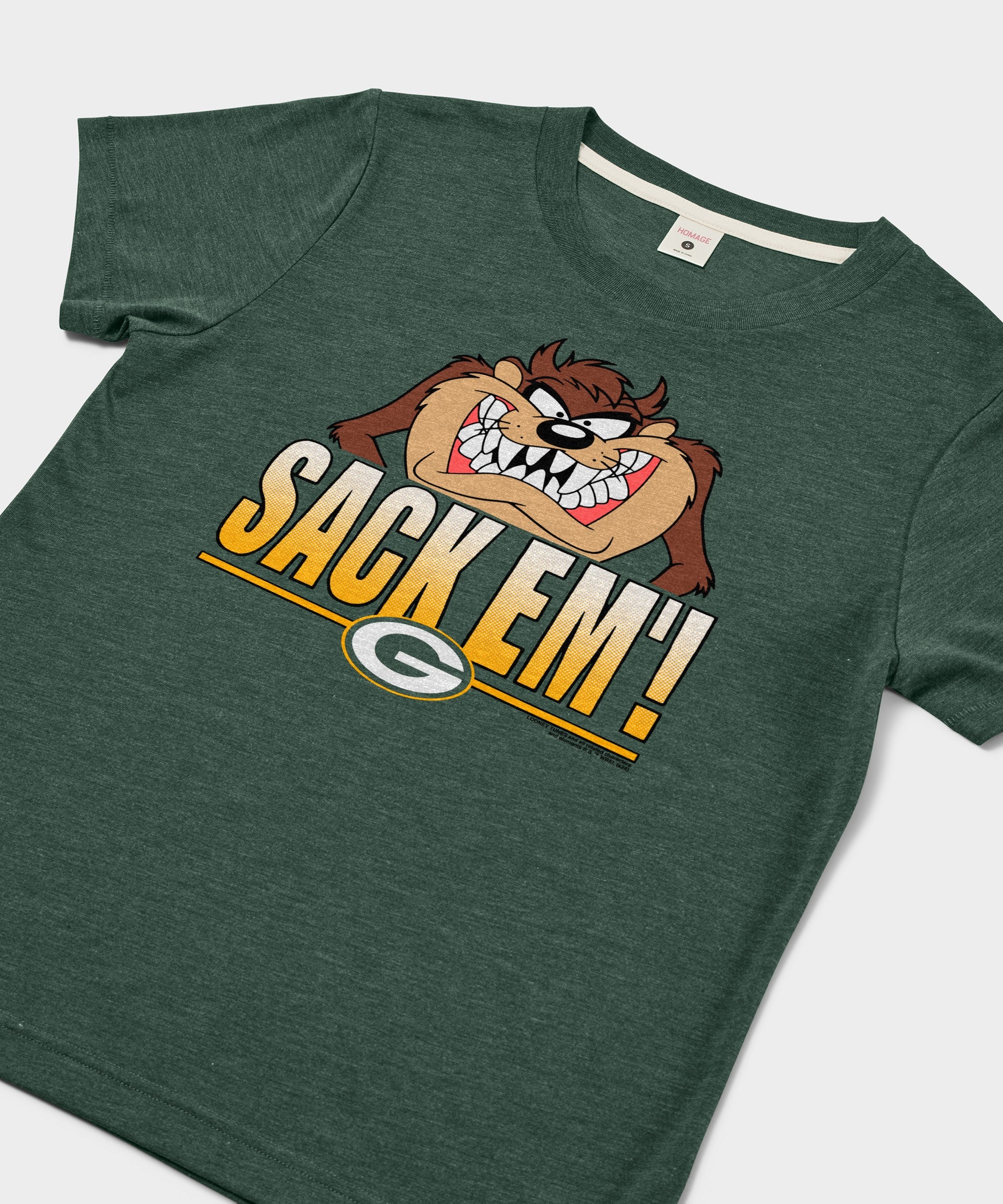 Women's Looney Tunes Taz Sack Em' x Green Bay Packers - Image 2