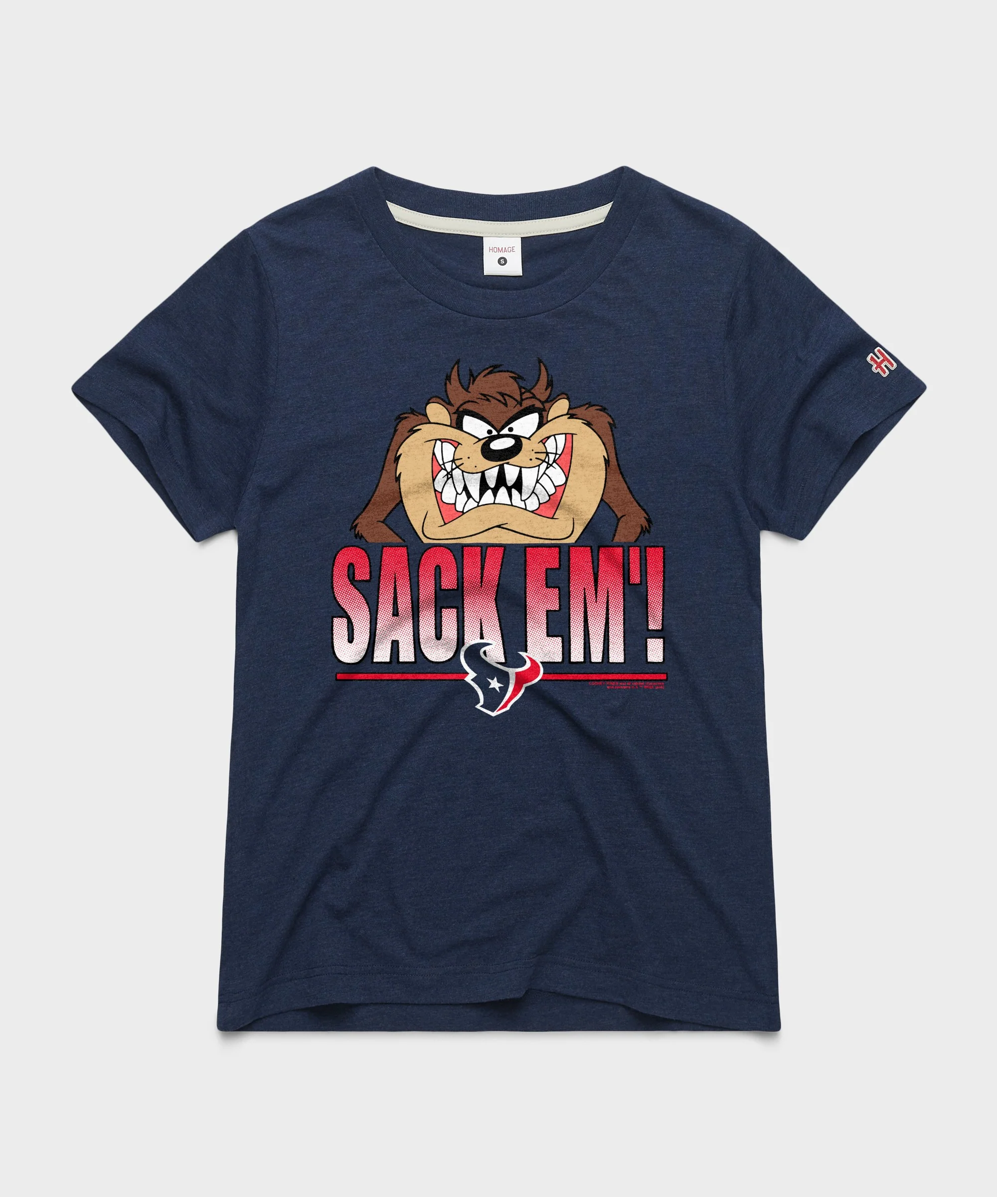 Women's Looney Tunes Taz Sack Em' x Houston Texans