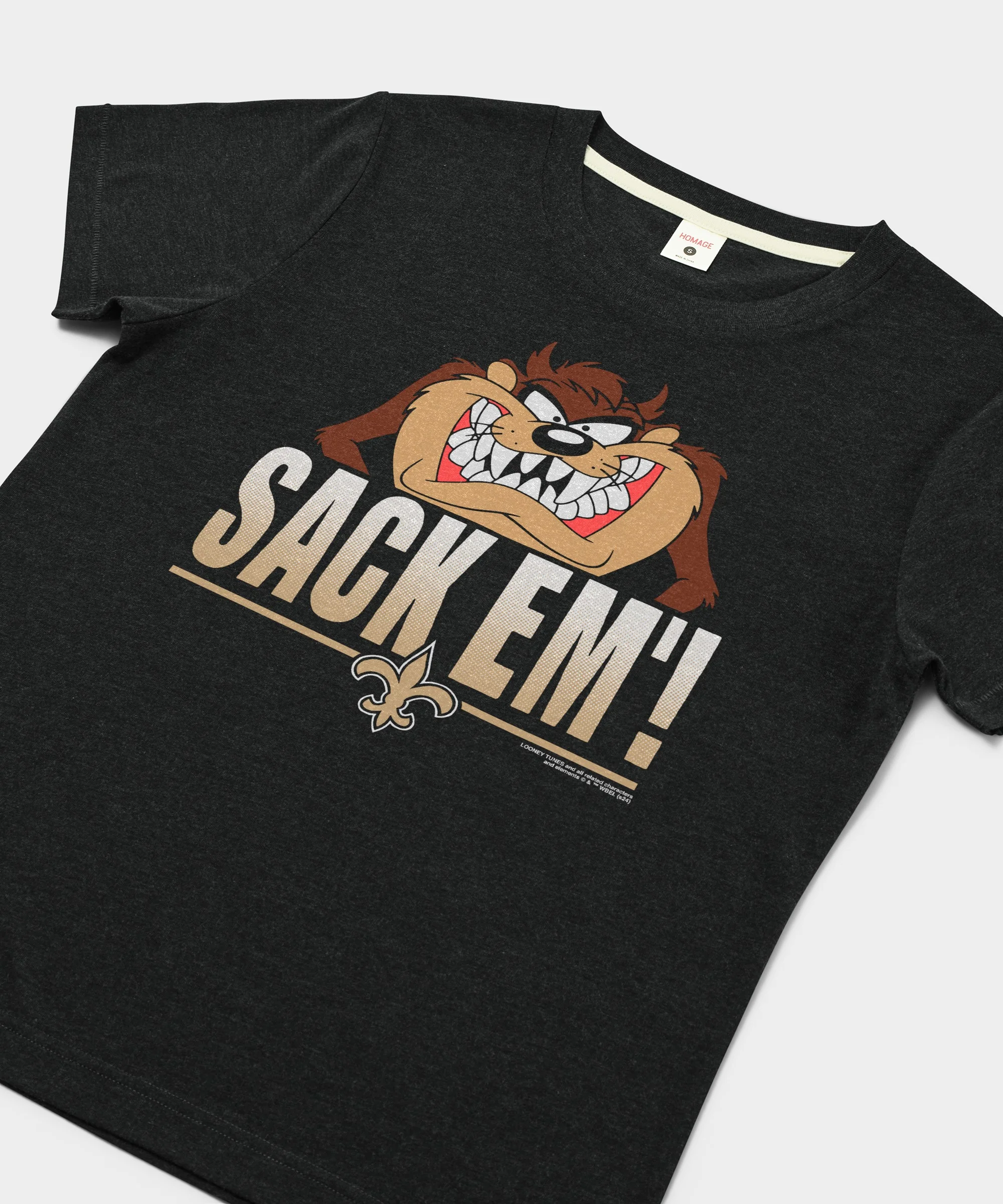 Women's Looney Tunes Taz Sack Em' x New Orleans Saints - Image 2