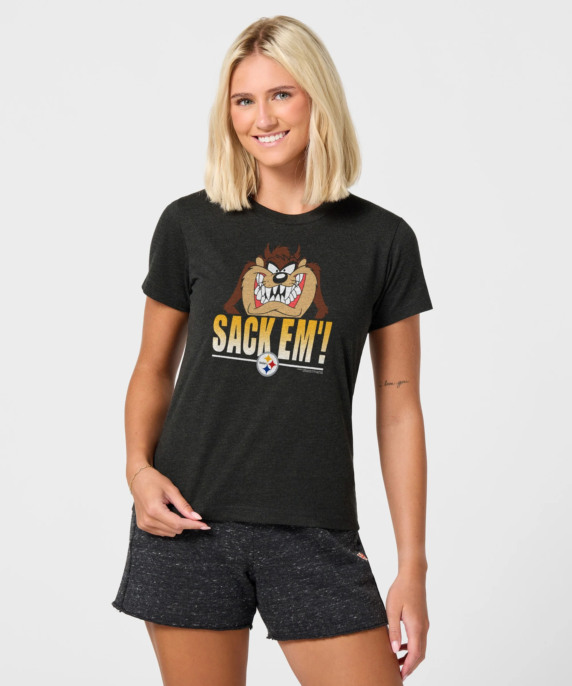 Women's Looney Tunes Taz Sack Em' x Pittsburgh Steelers - Image 3