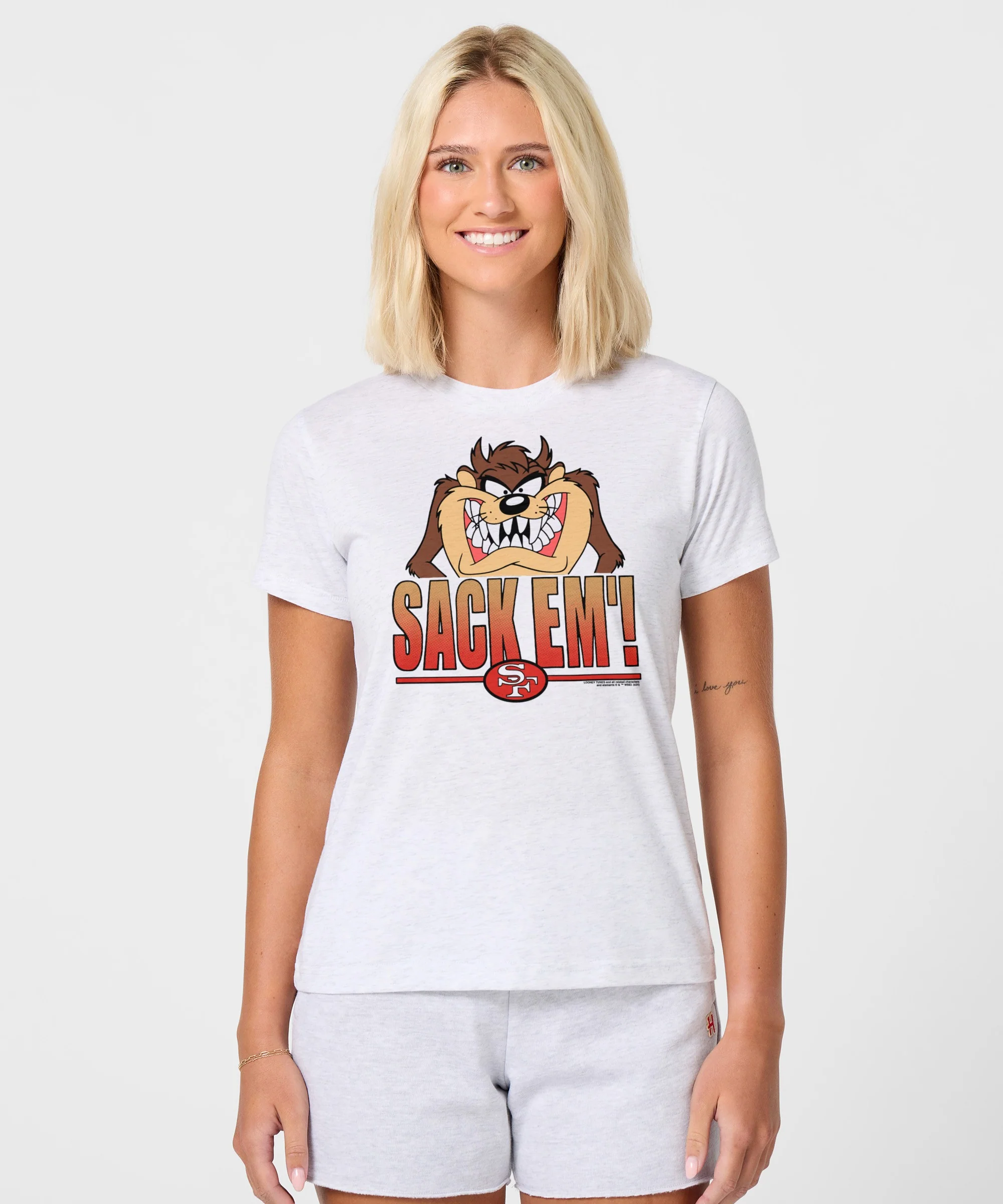 Women's Looney Tunes Taz Sack Em' x San Francisco 49ers - Image 3