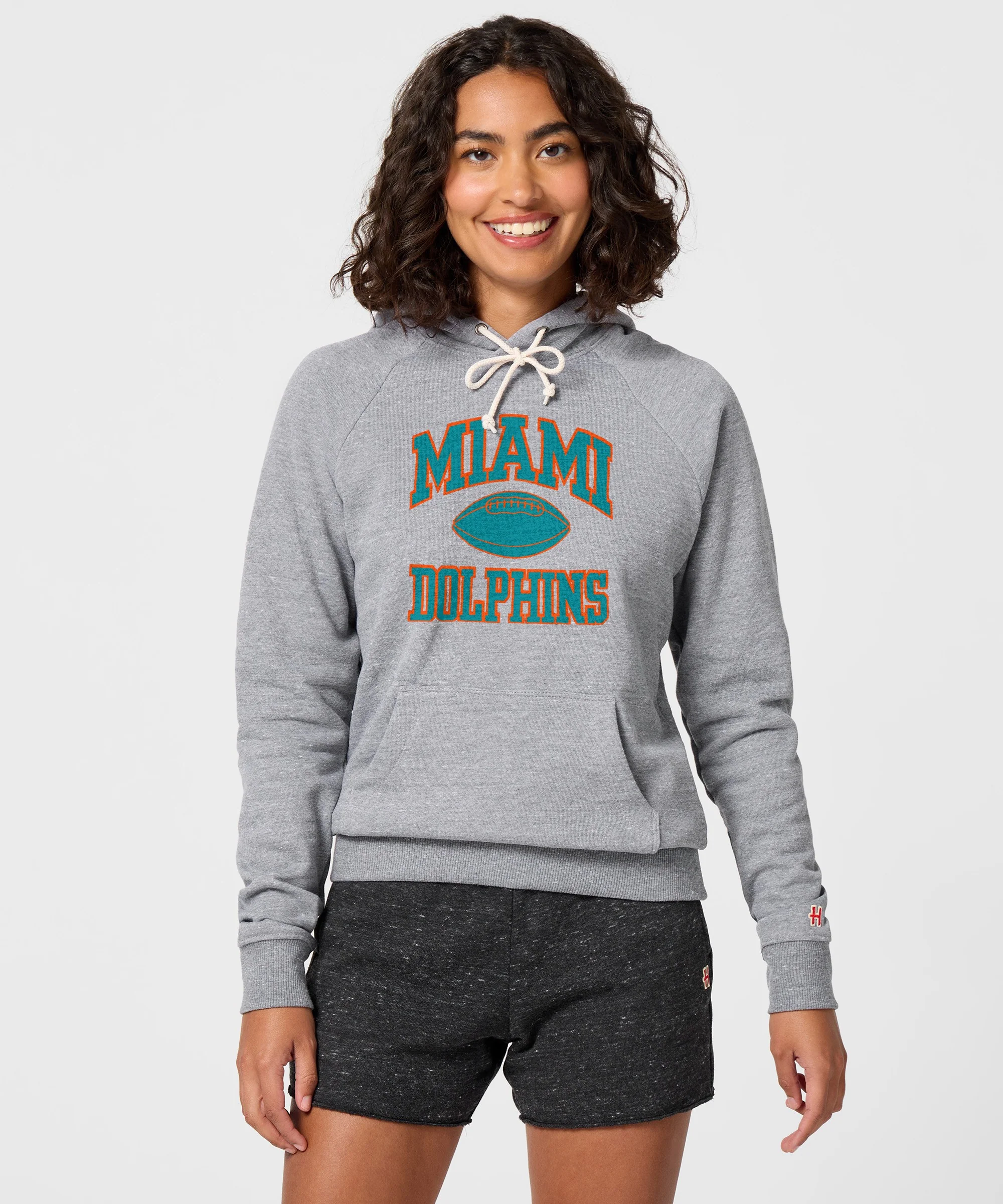 Women's Miami Dolphins Gridiron Hoodie - Image 3