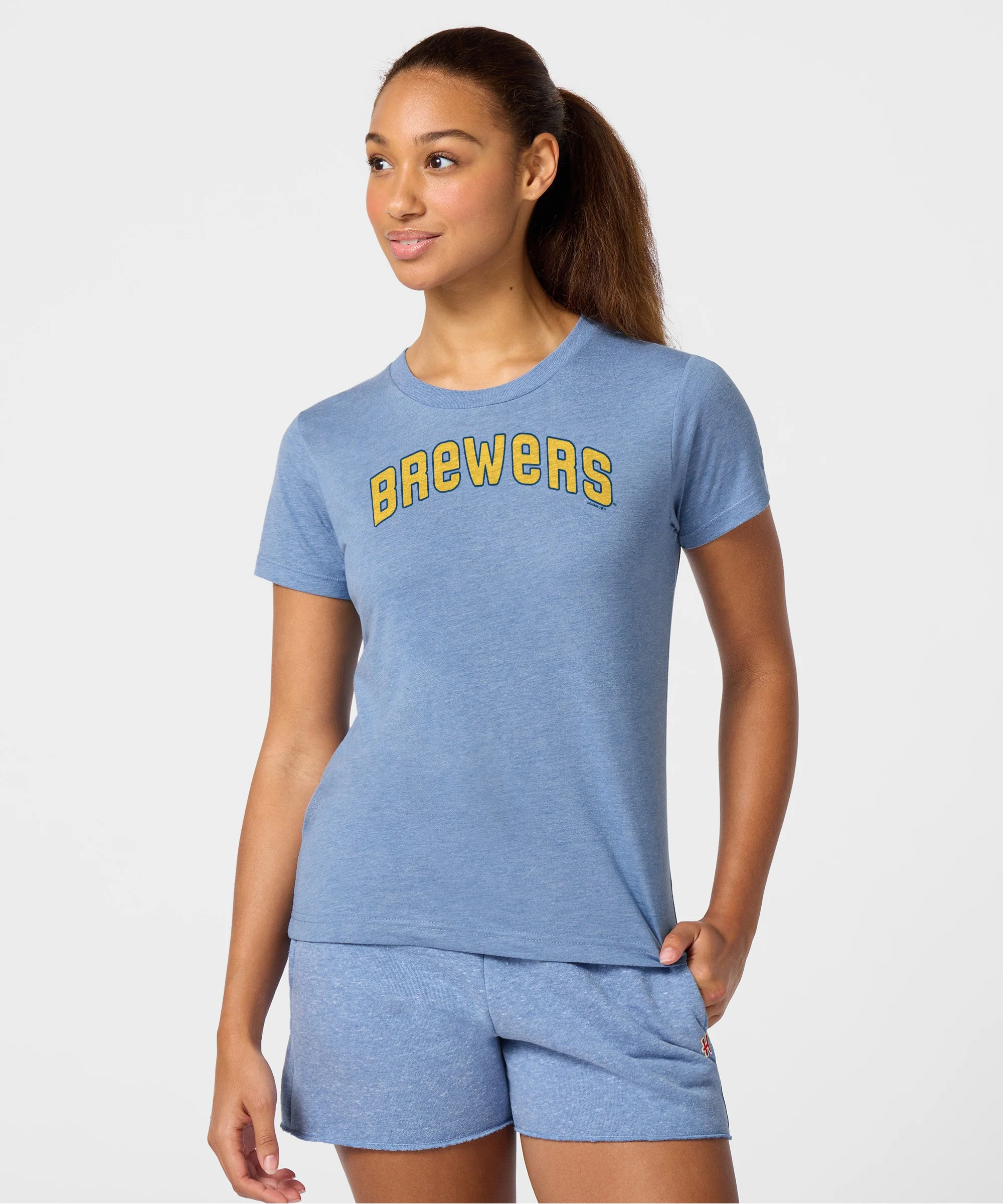 Women's Milwaukee Brewers Jersey Logo '70 - Image 3