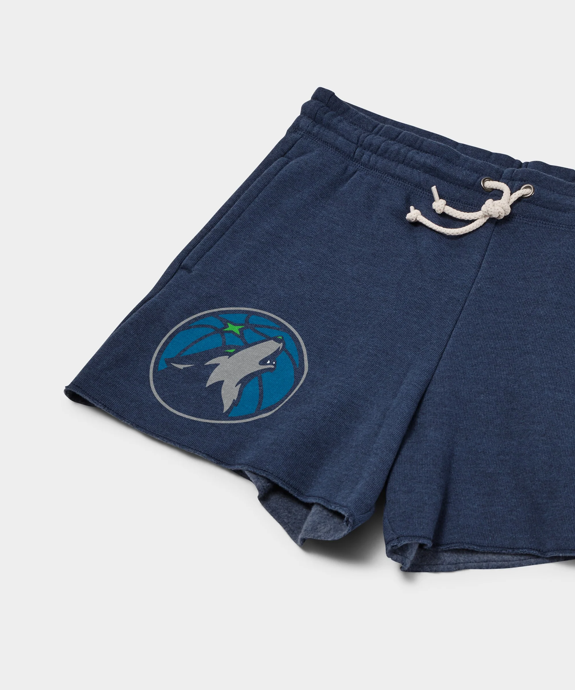 Women's Minnesota Timberwolves Logo Sweat Shorts - Image 4