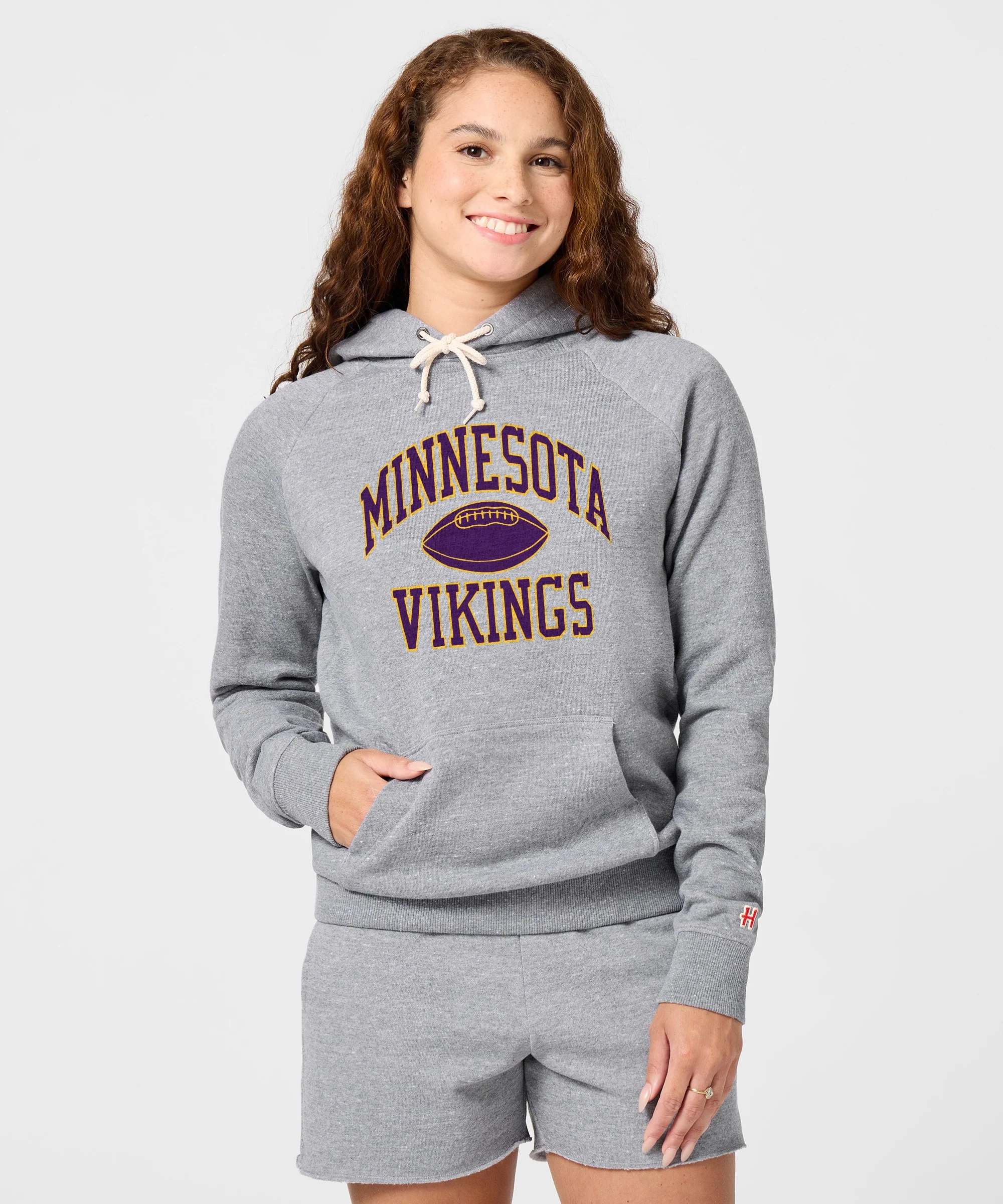 Women's Minnesota Vikings Gridiron Hoodie - Image 3