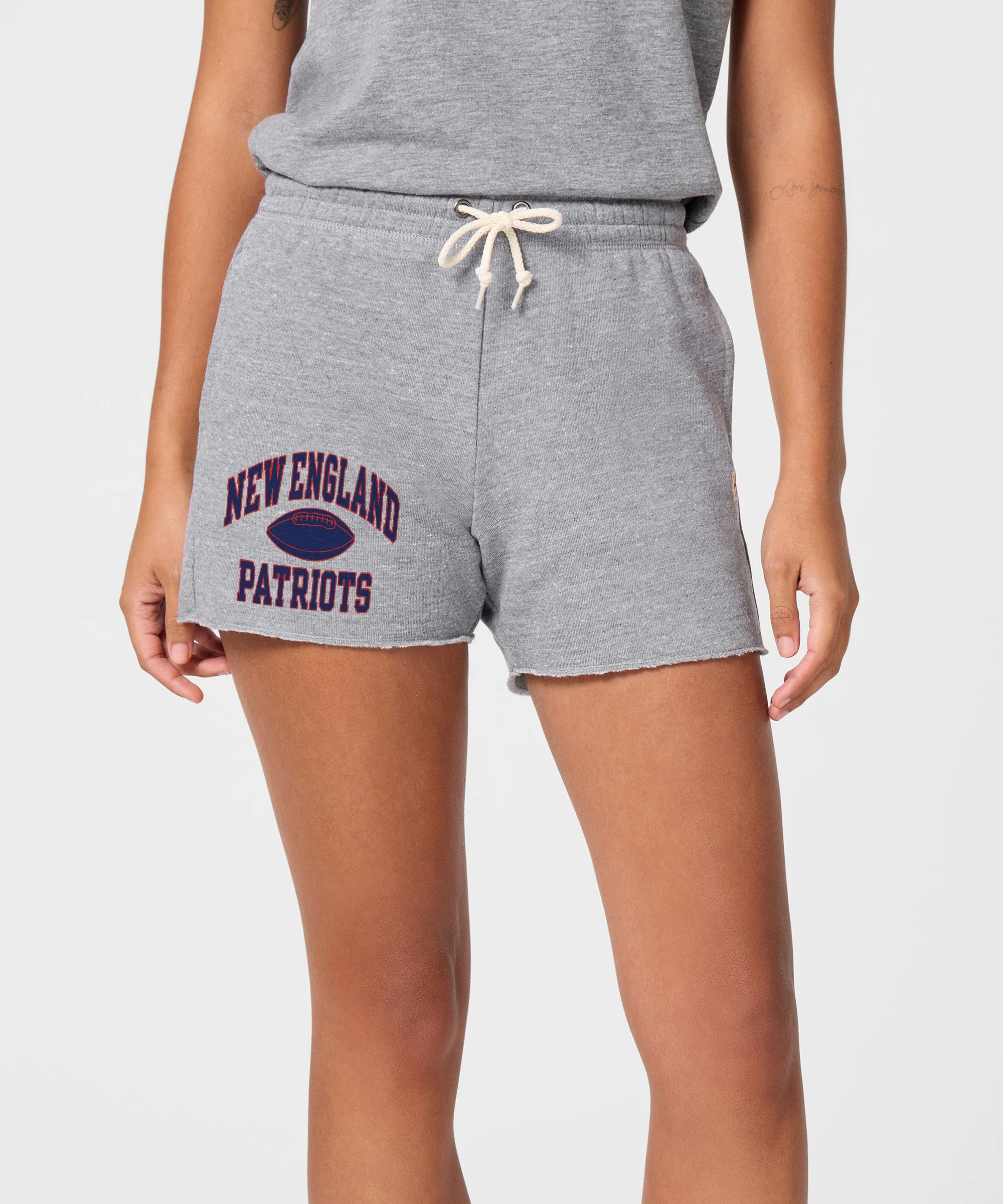 Women's New England Patriots Gridiron Sweat Shorts - Image 3