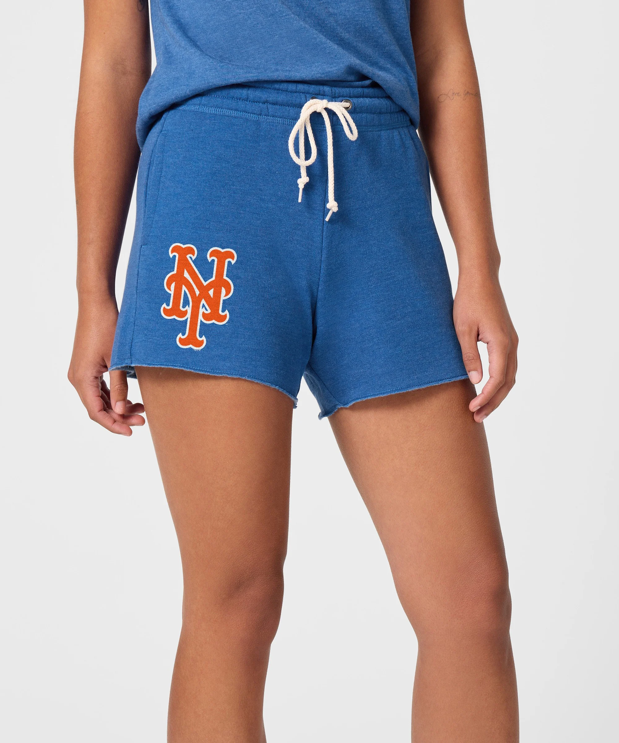Women's New York Mets Cap Logo '13 Sweat Shorts - Image 3