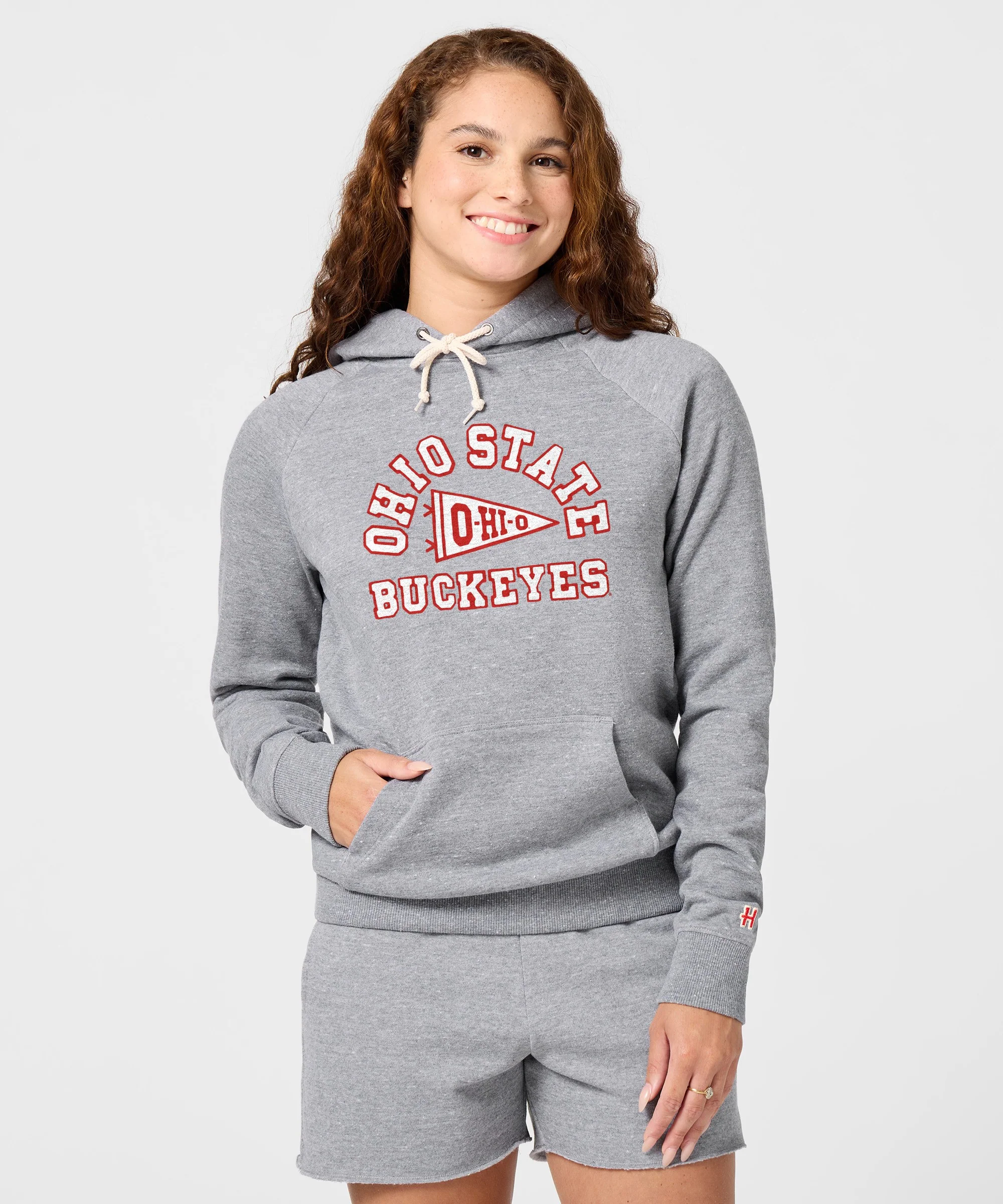 Women's Ohio State Buckeyes Pennant Hoodie - Image 3