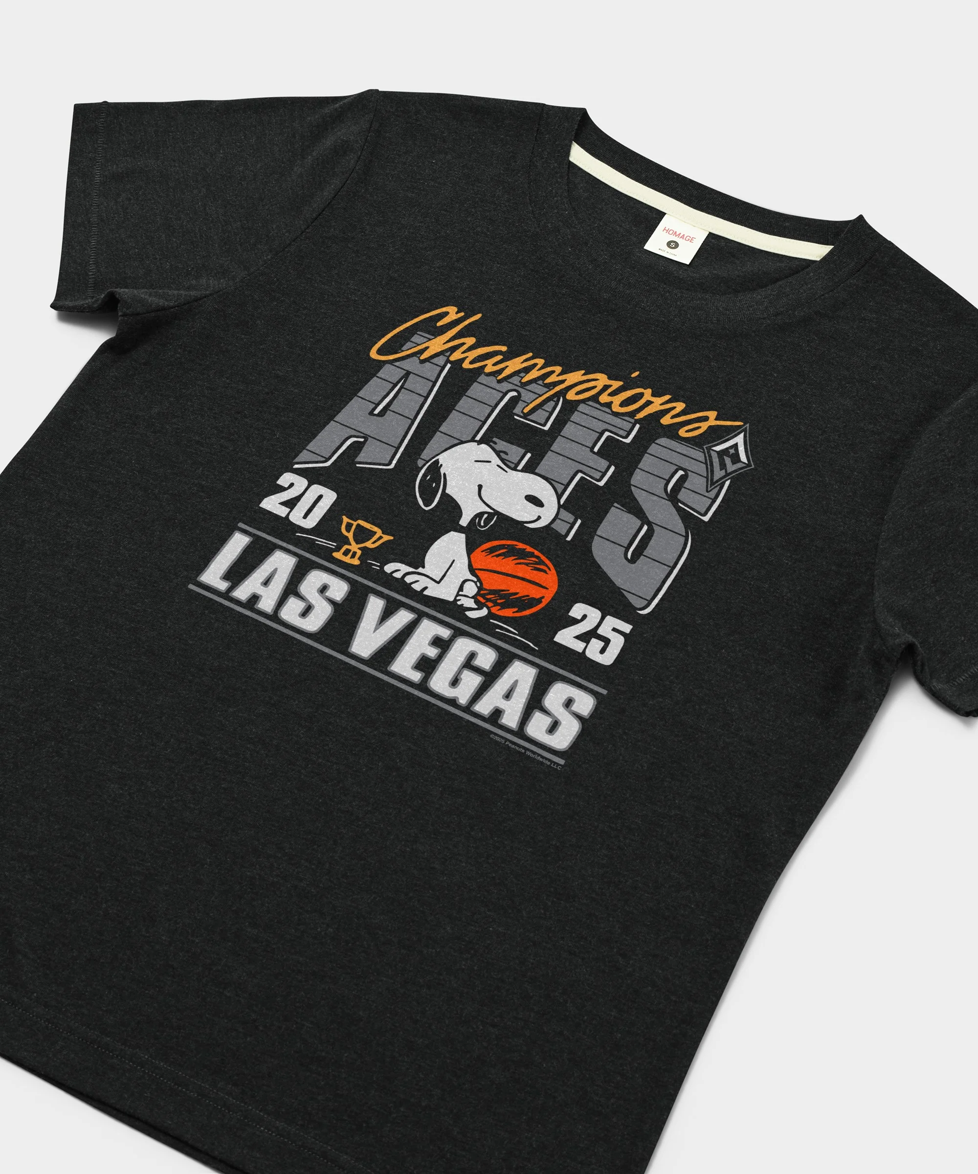 Women's Peanuts Snoopy x Las Vegas Aces 2025 WNBA Champions - Image 2