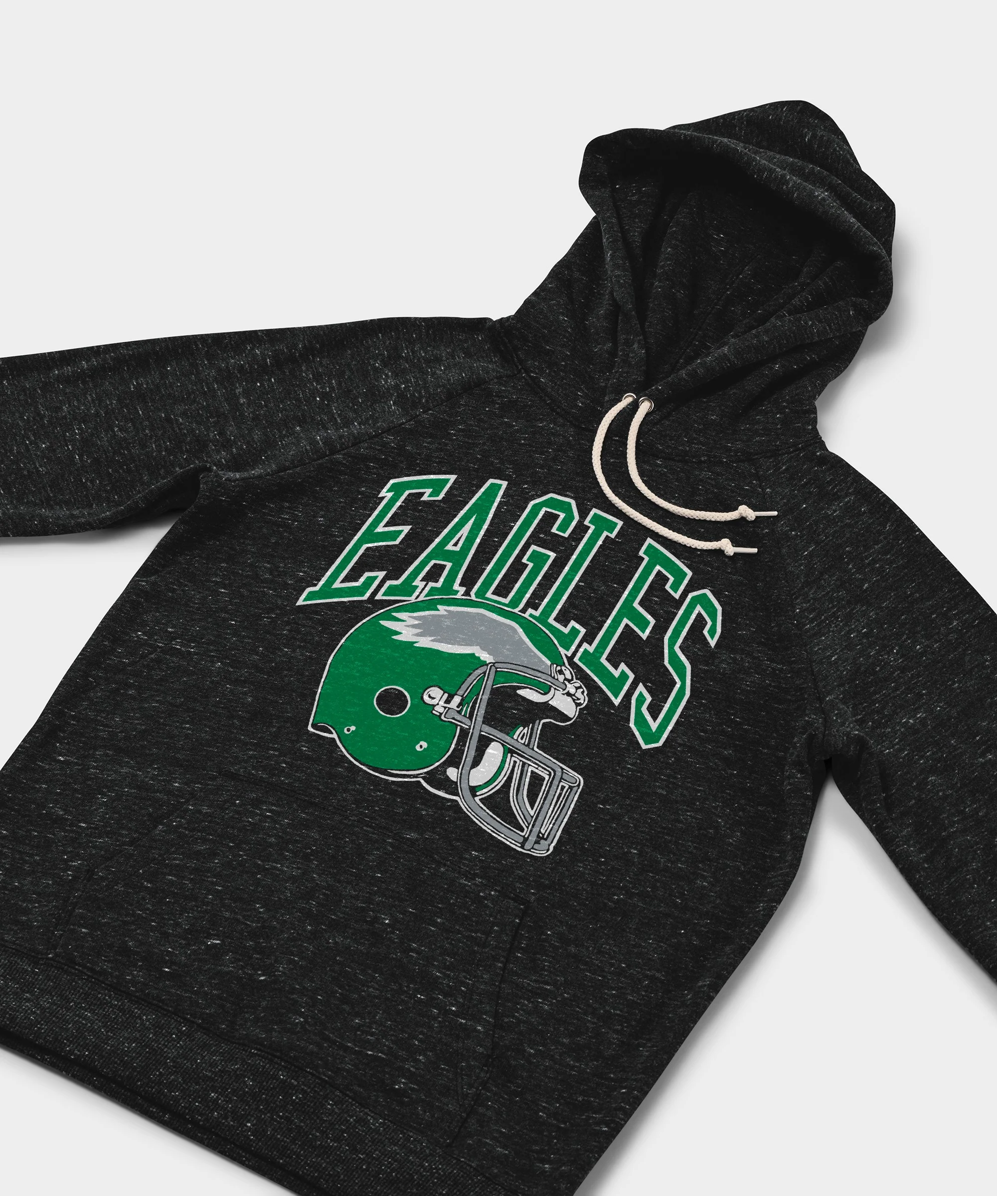 Women's Philadelphia Eagles Helmet Retro Hoodie - Image 2