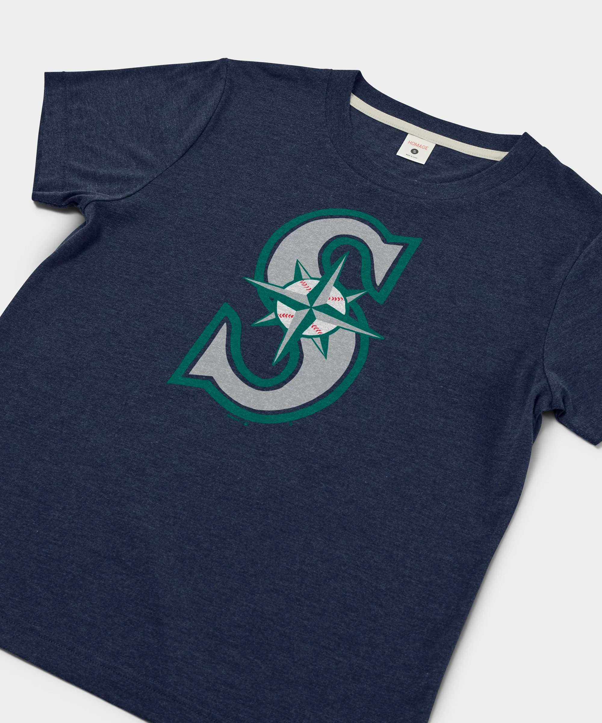 Women's Seattle Mariners Cap Logo '93 - Image 2