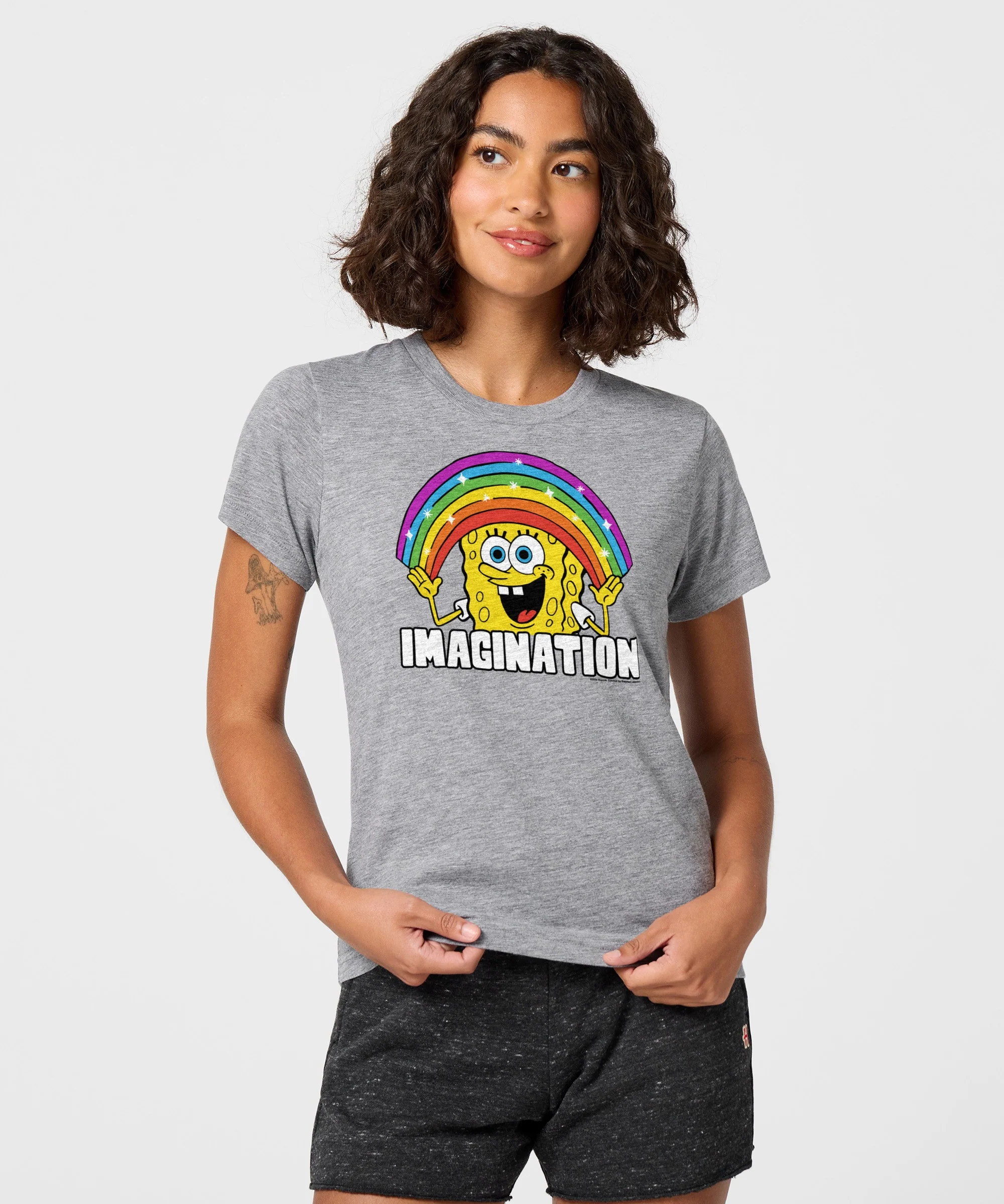 Women's SpongeBob SquarePants Imagination Rainbow - Image 3