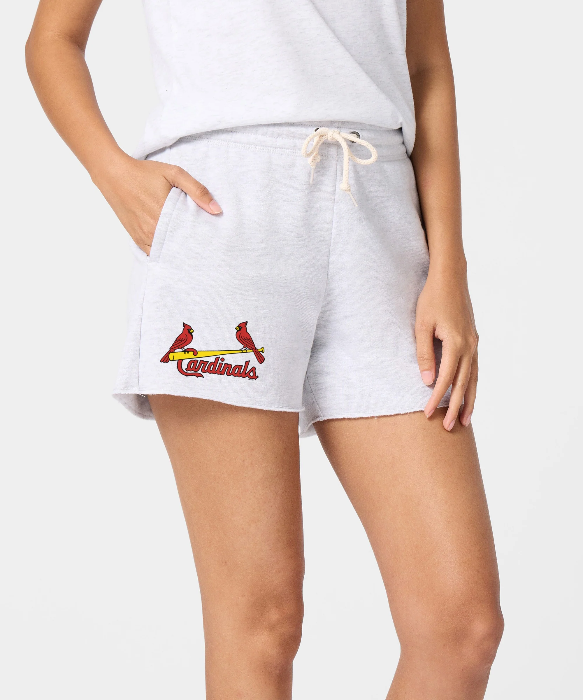 Women's St. Louis Cardinals Jersey Logo '99 Sweat Shorts - Image 5