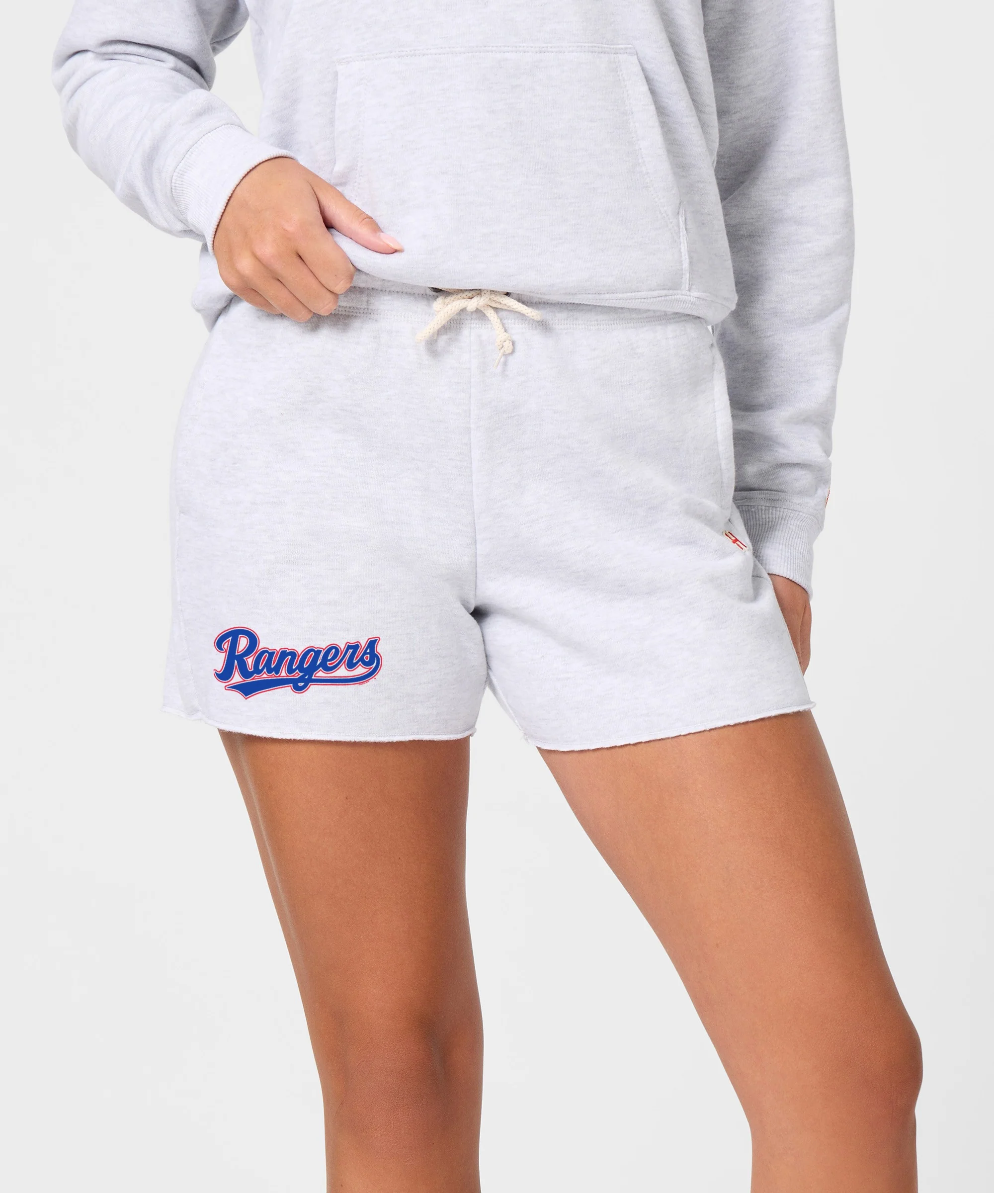 Women's Texas Rangers Jersey Logo '20 Sweat Shorts - Image 3