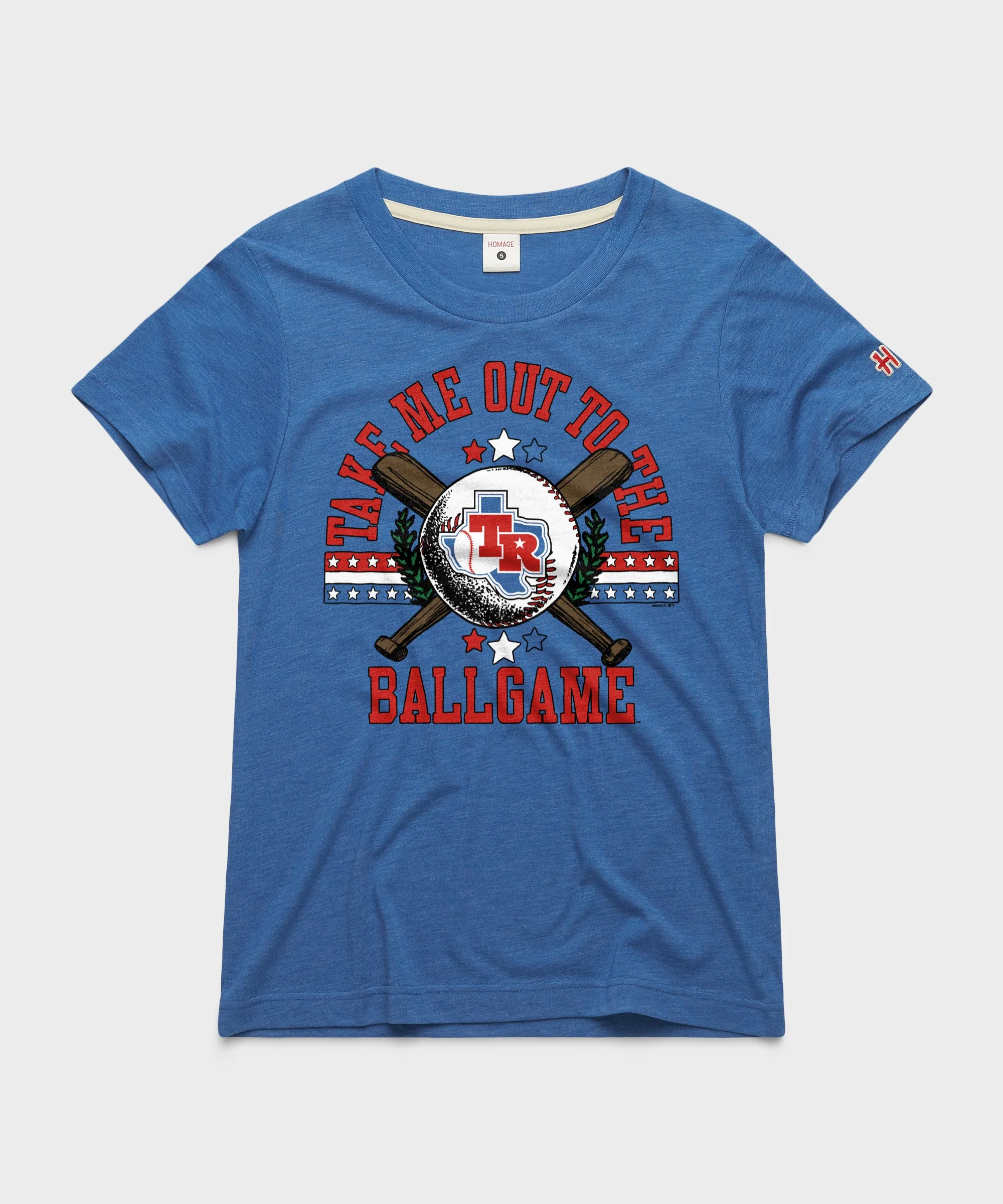 Women's Texas Rangers Take Me Out To The Ballgame