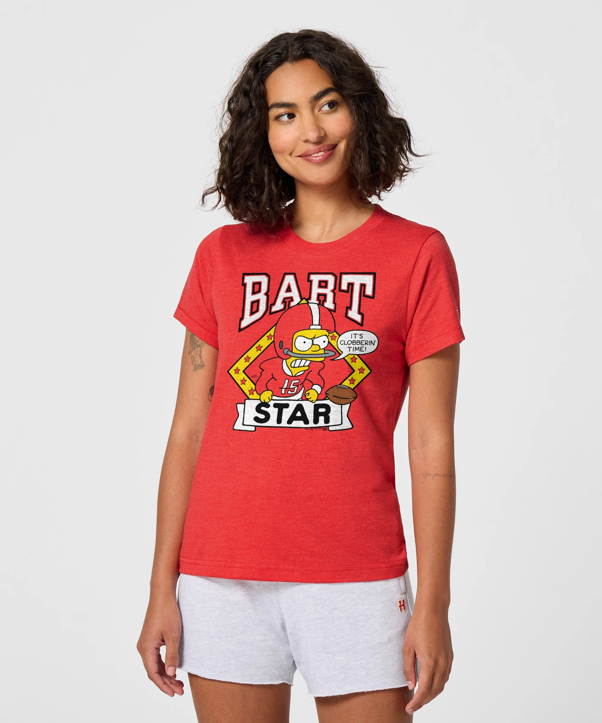 Women's The Simpsons Bart Star - Image 3