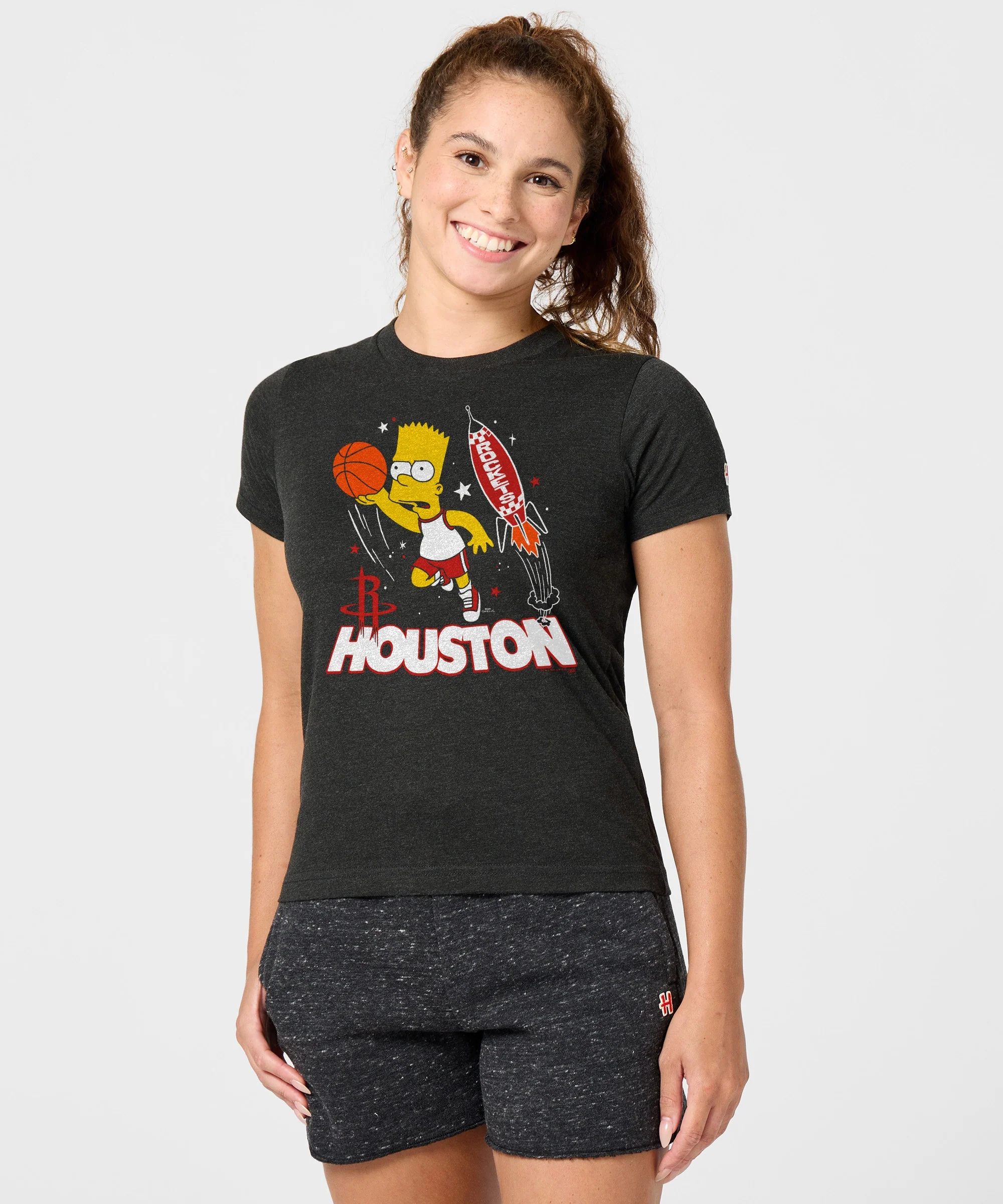 Women's The Simpsons Bart x Houston Rockets - Image 3