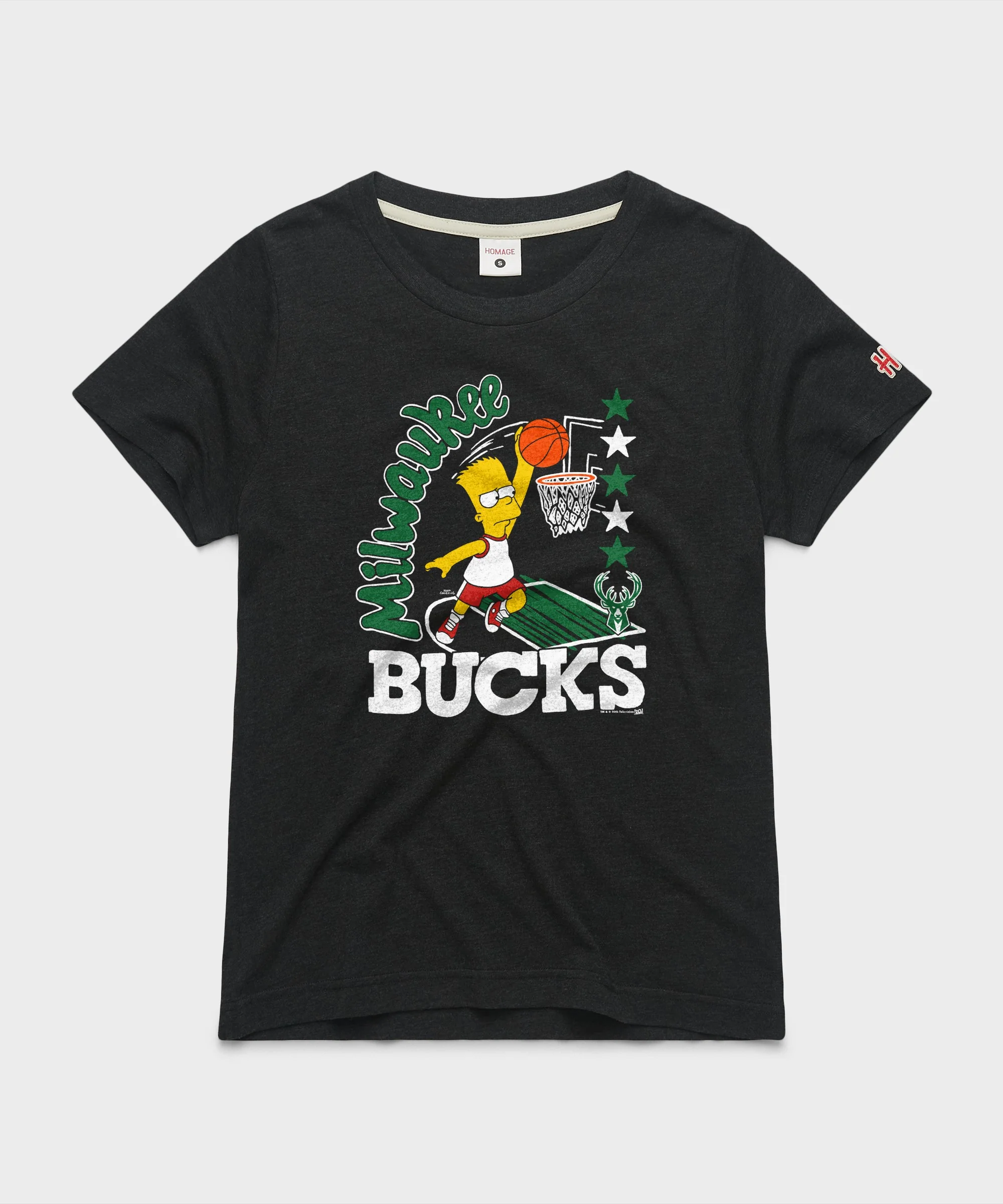 Women's The Simpsons Bart x Milwaukee Bucks
