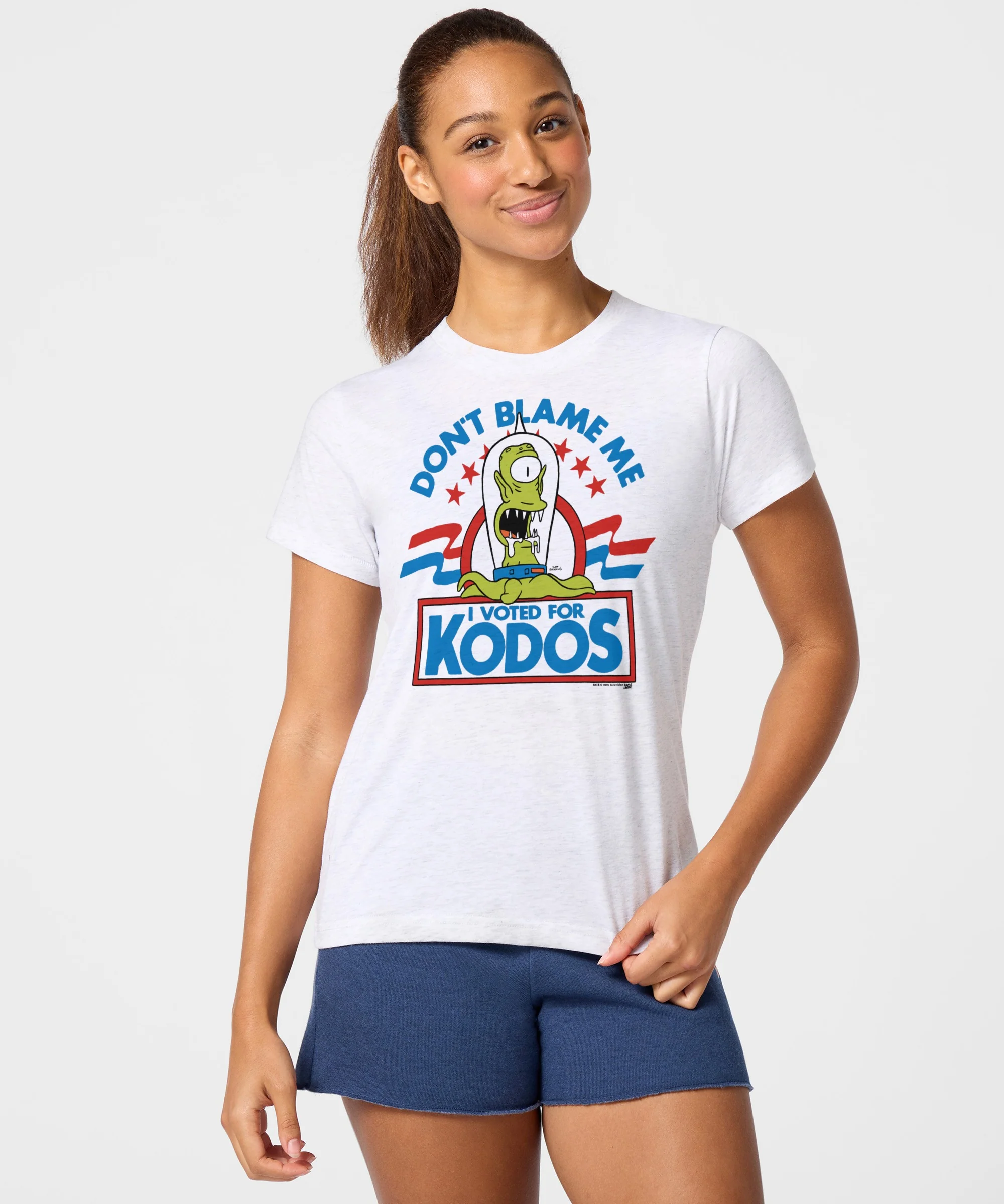 Women's The Simpsons Don't Blame Me I Voted For Kodos - Image 3