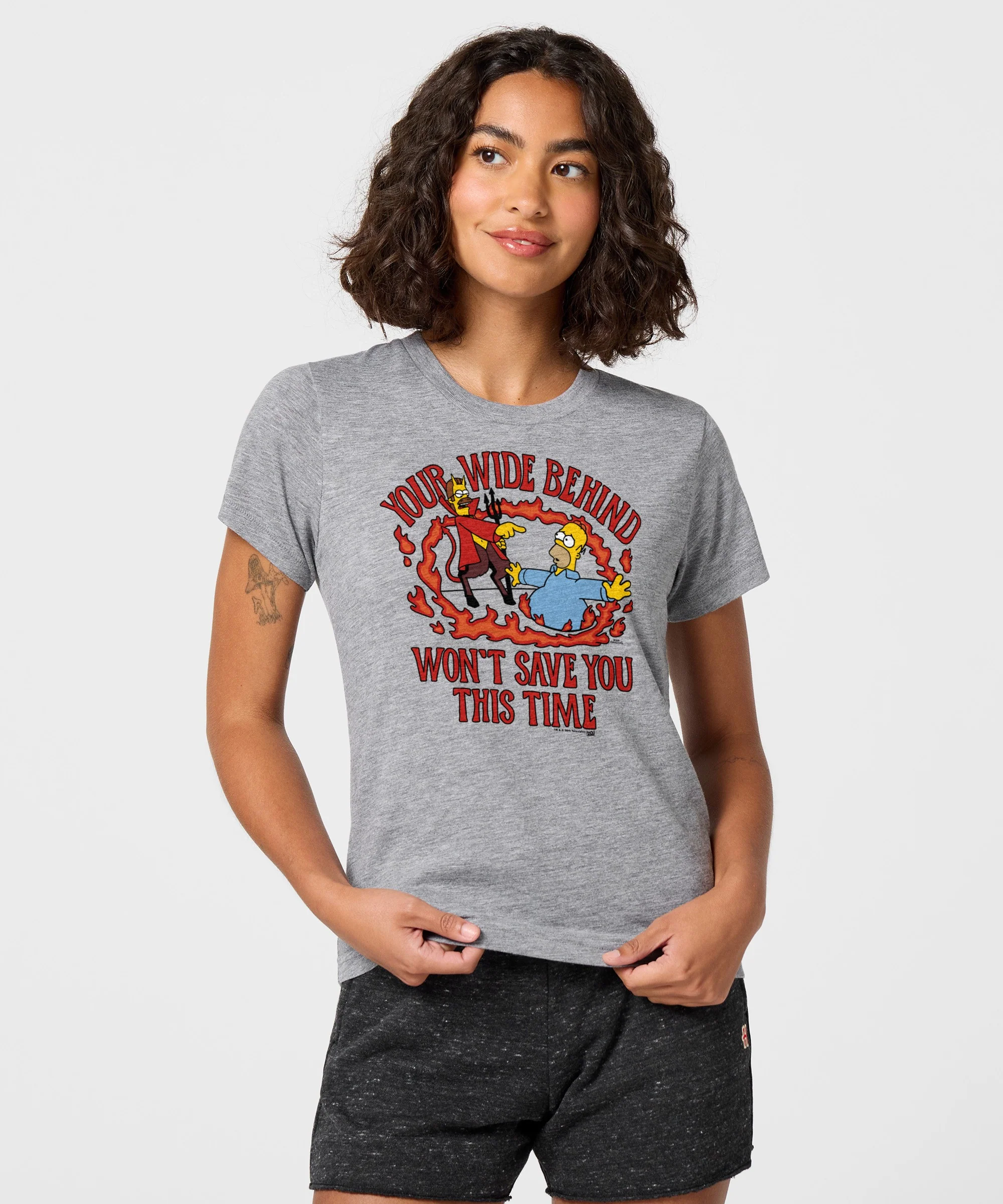 Women's The Simpsons Your Wide Behind Won't Save You This Time - Image 3