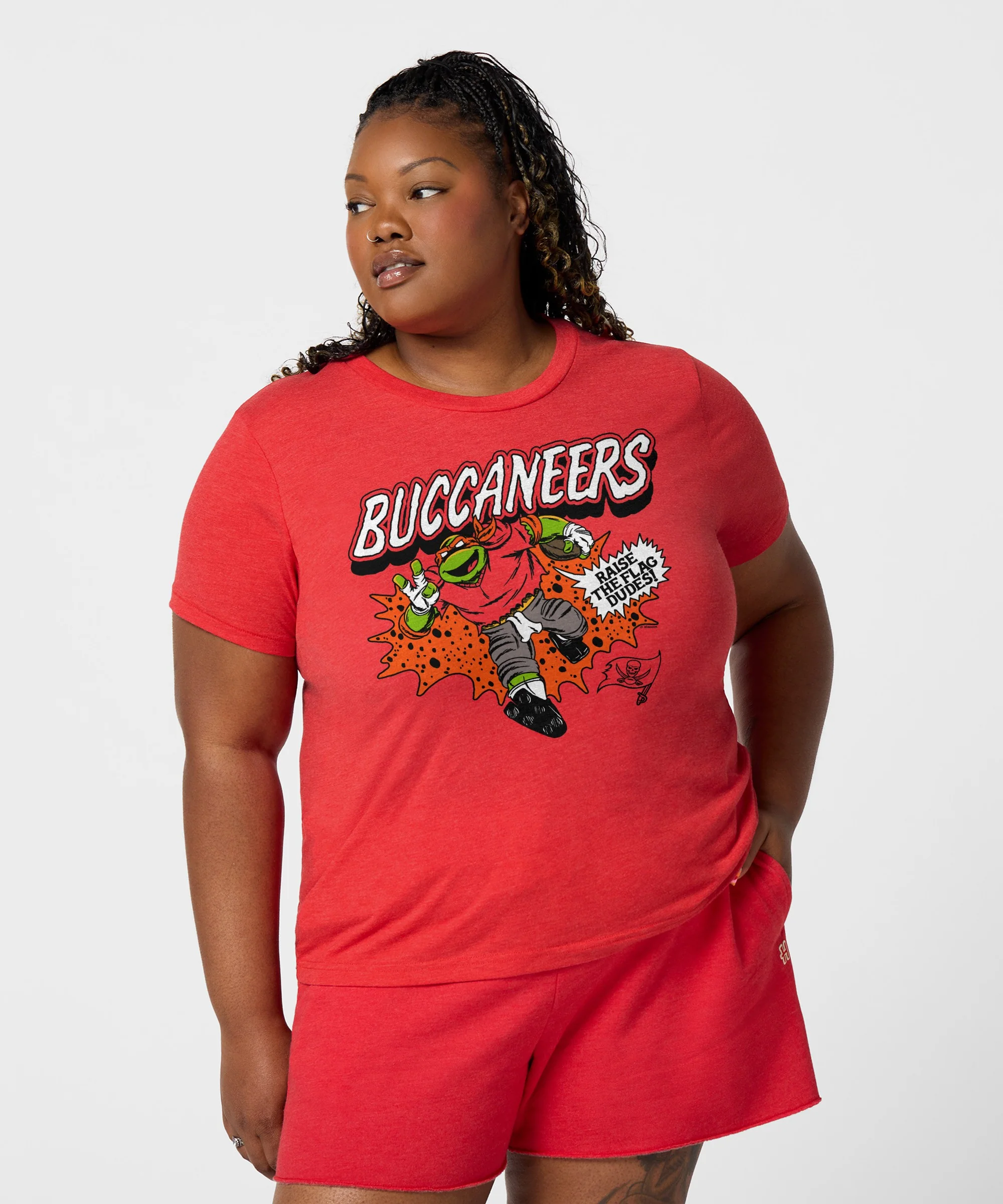 Women's TMNT Michelangelo x Tampa Bay Buccaneers - Image 3