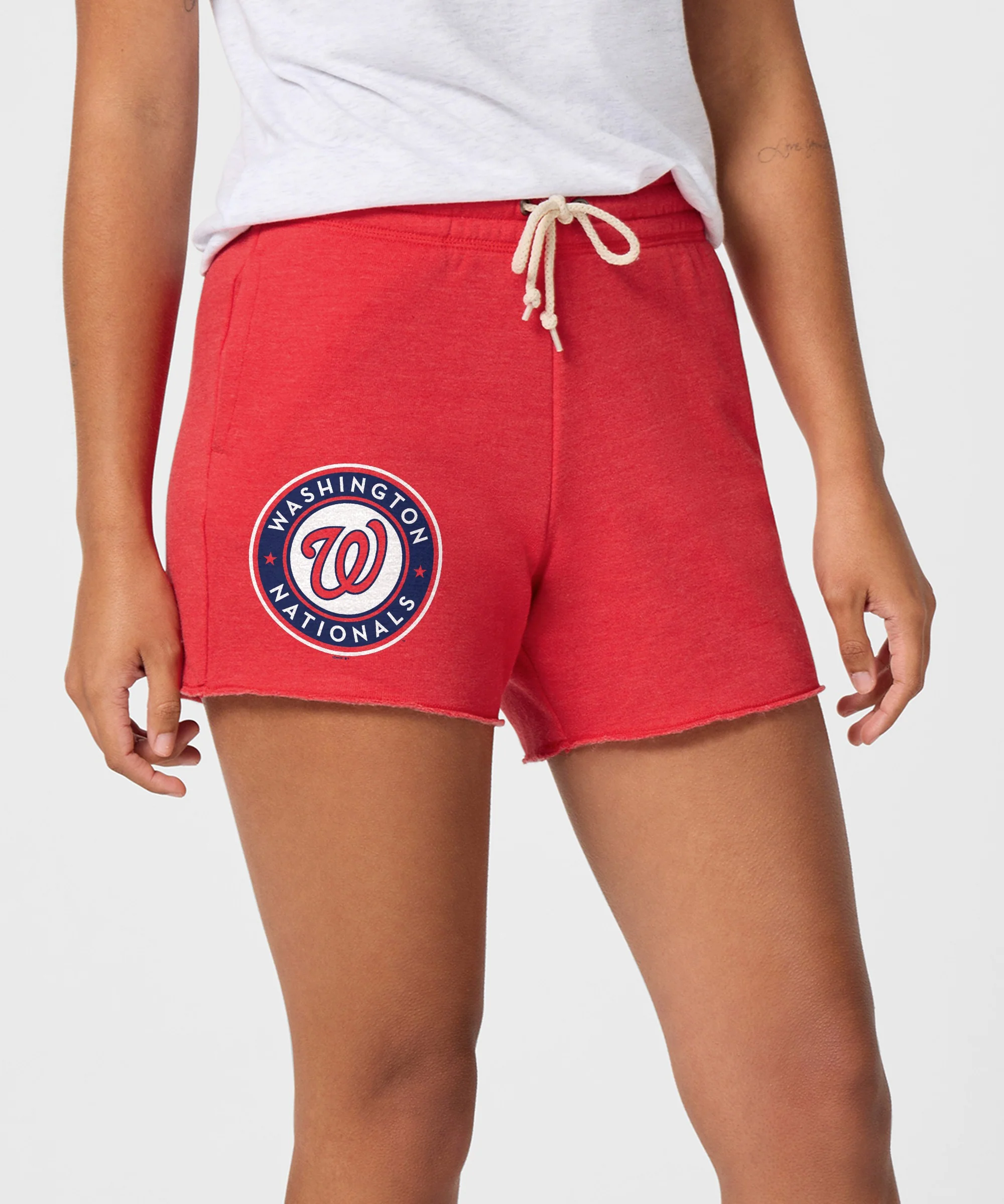 Women's Washington Nationals '11 Sweat Shorts - Image 3