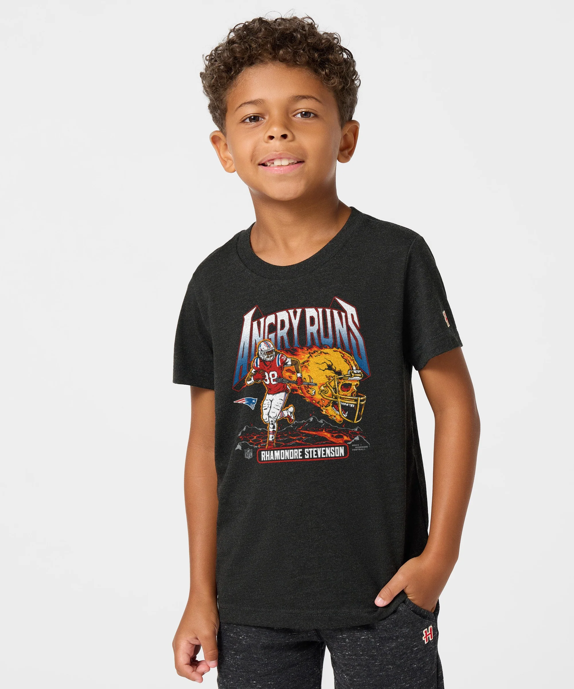 Youth Angry Runs 2025 Patriots Rhamondre Stevenson - Image 3